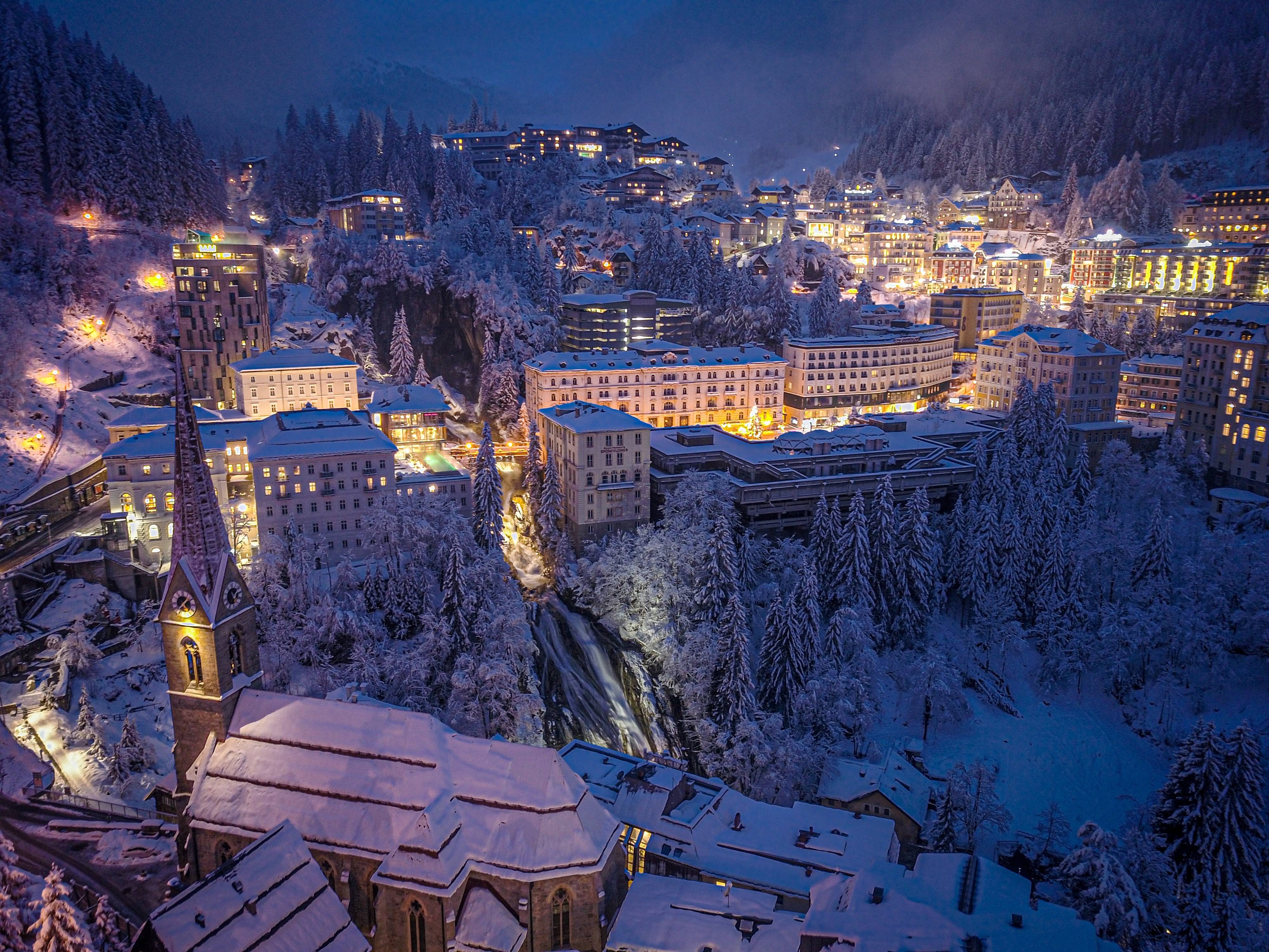 bad gastein case di sera