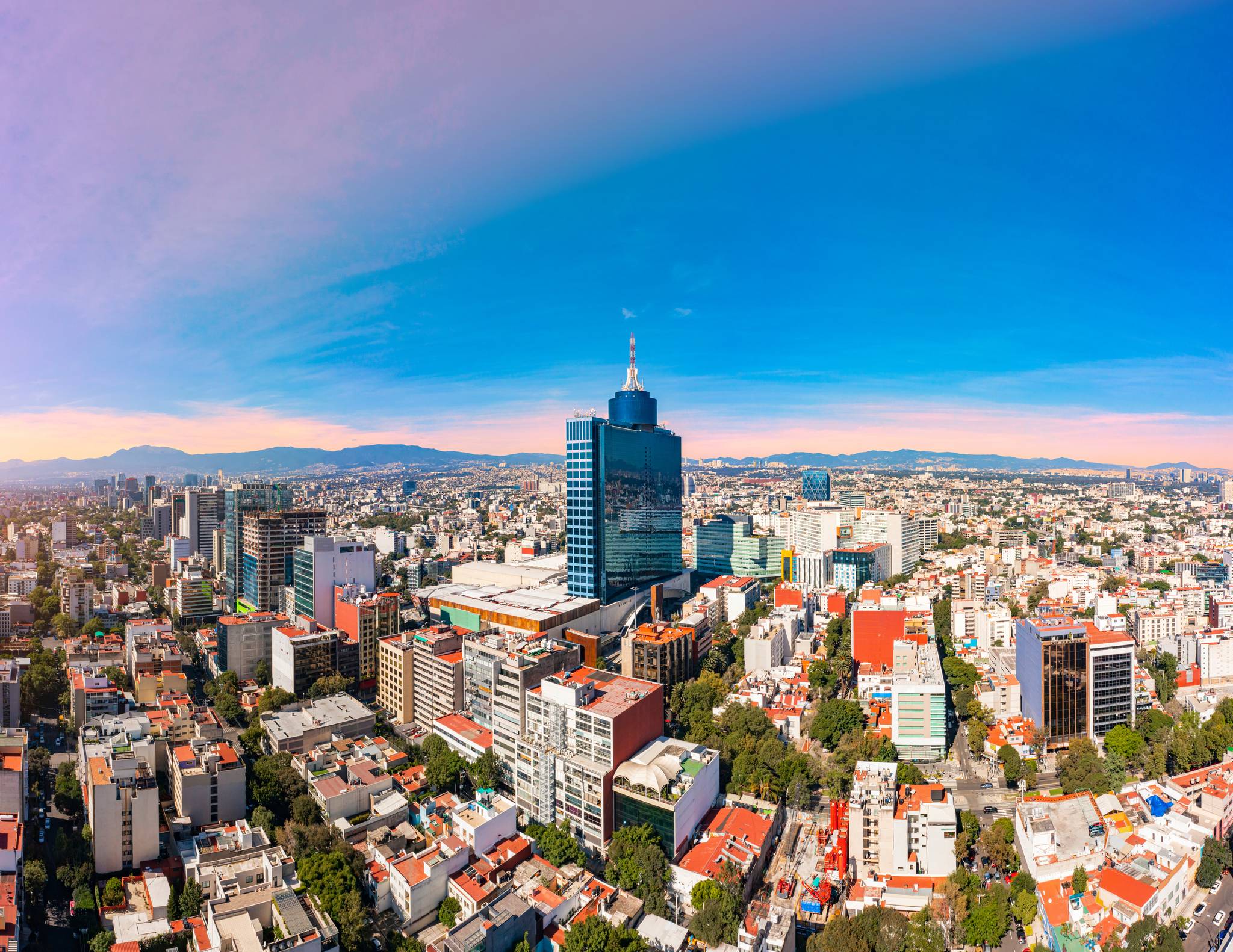 vista panoramica citta del messico