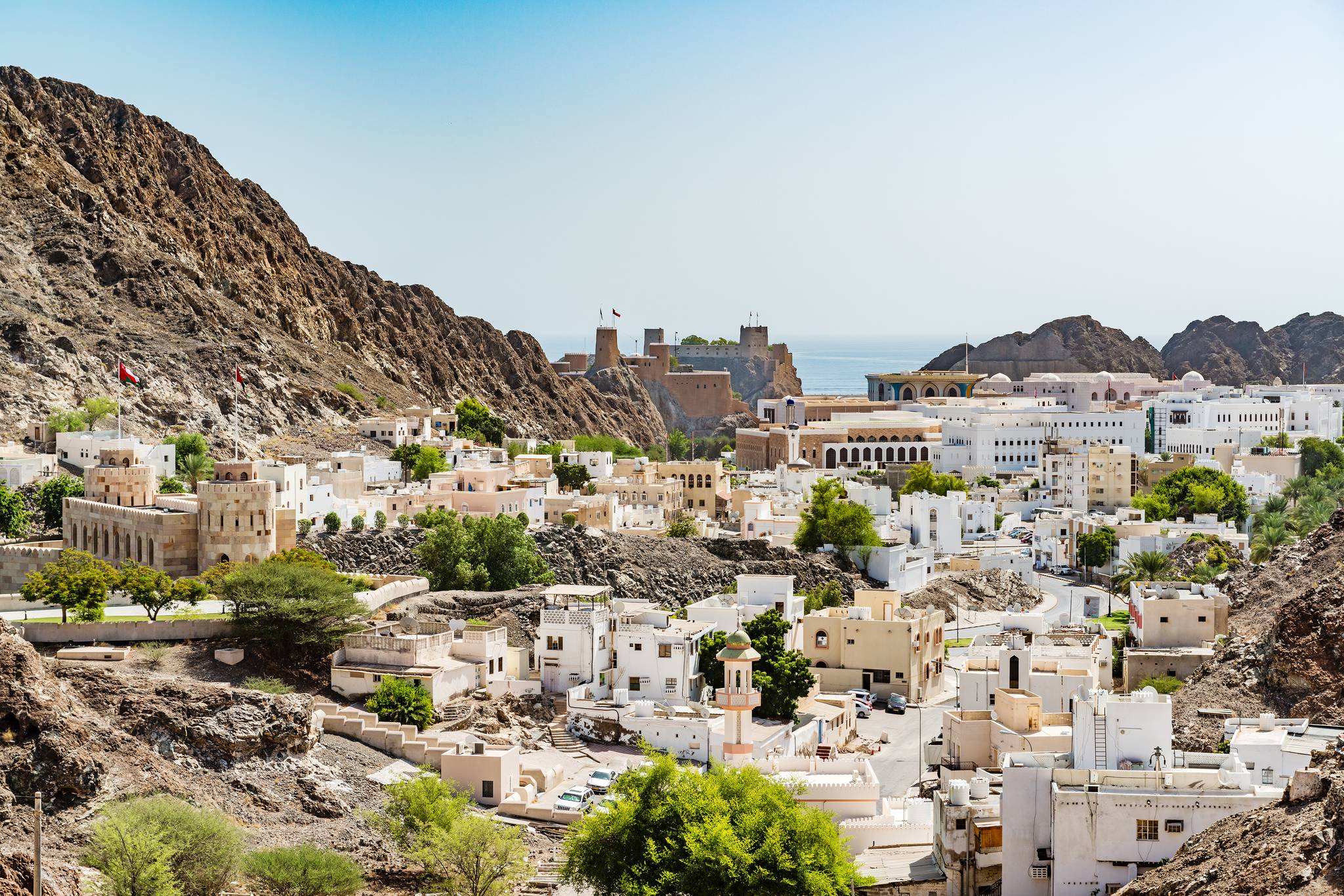 citta vecchia di muscat in oman