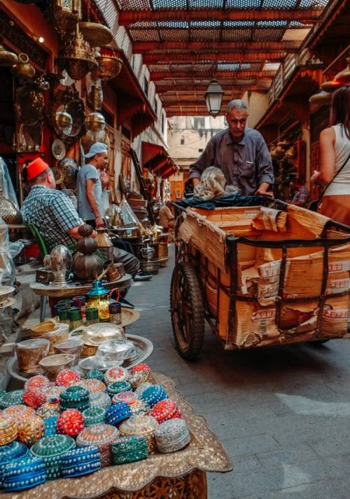mercato marocchino di fès
