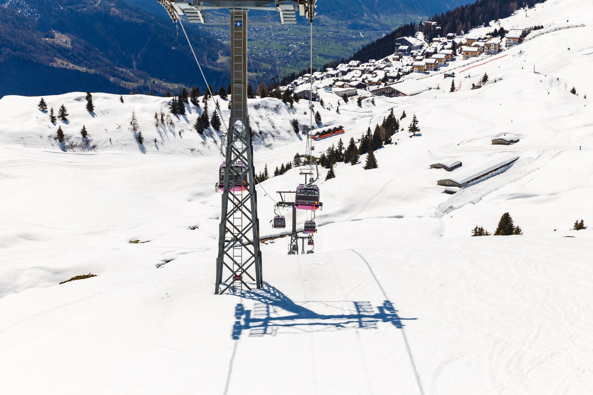 funivia piste da sci in svizzera