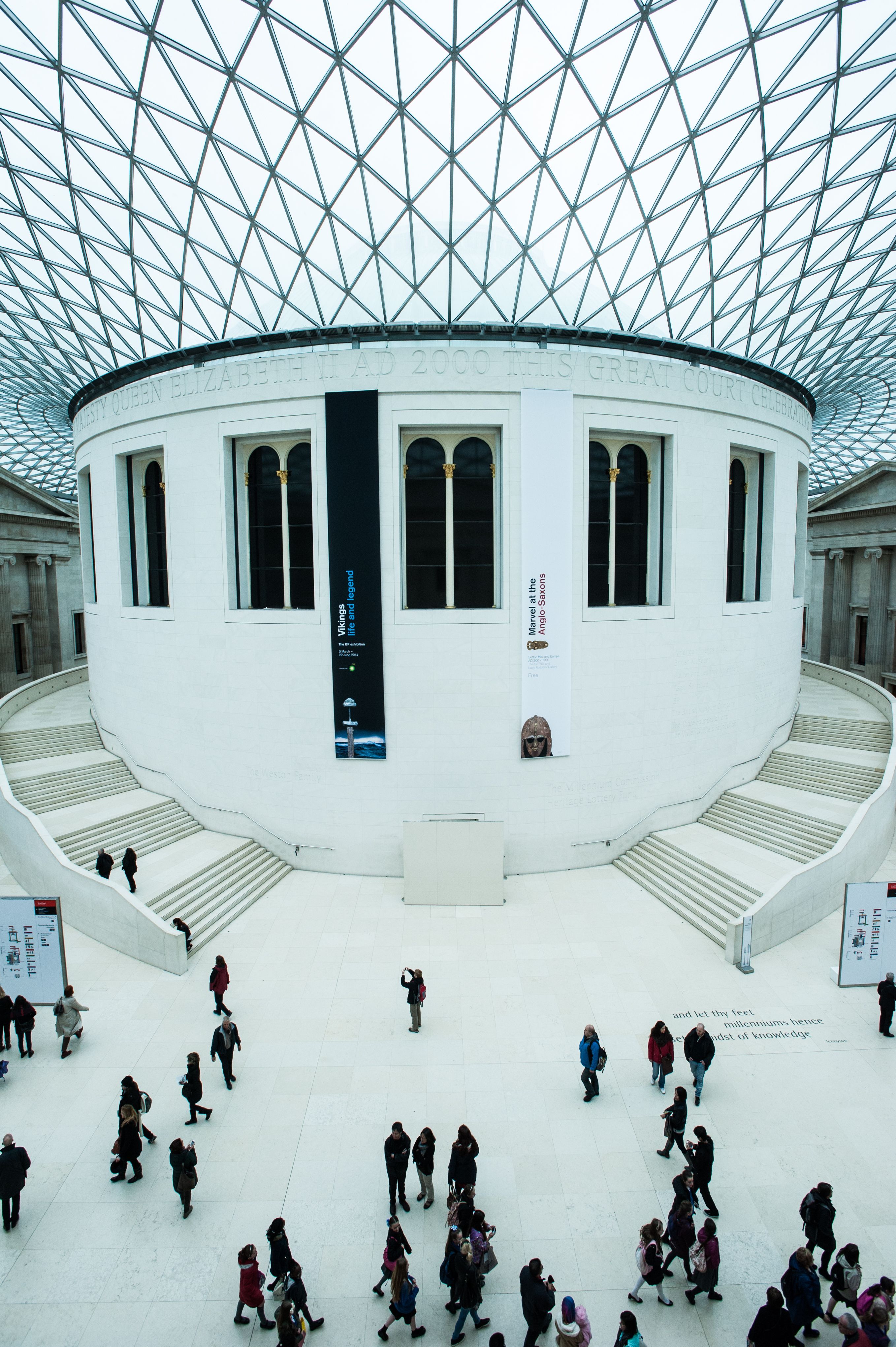 interno british museum londra