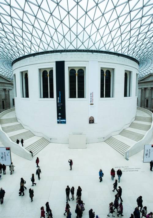 interno british museum londra