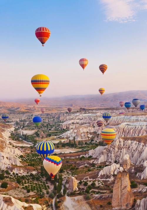 hot air balloons in cappadocia