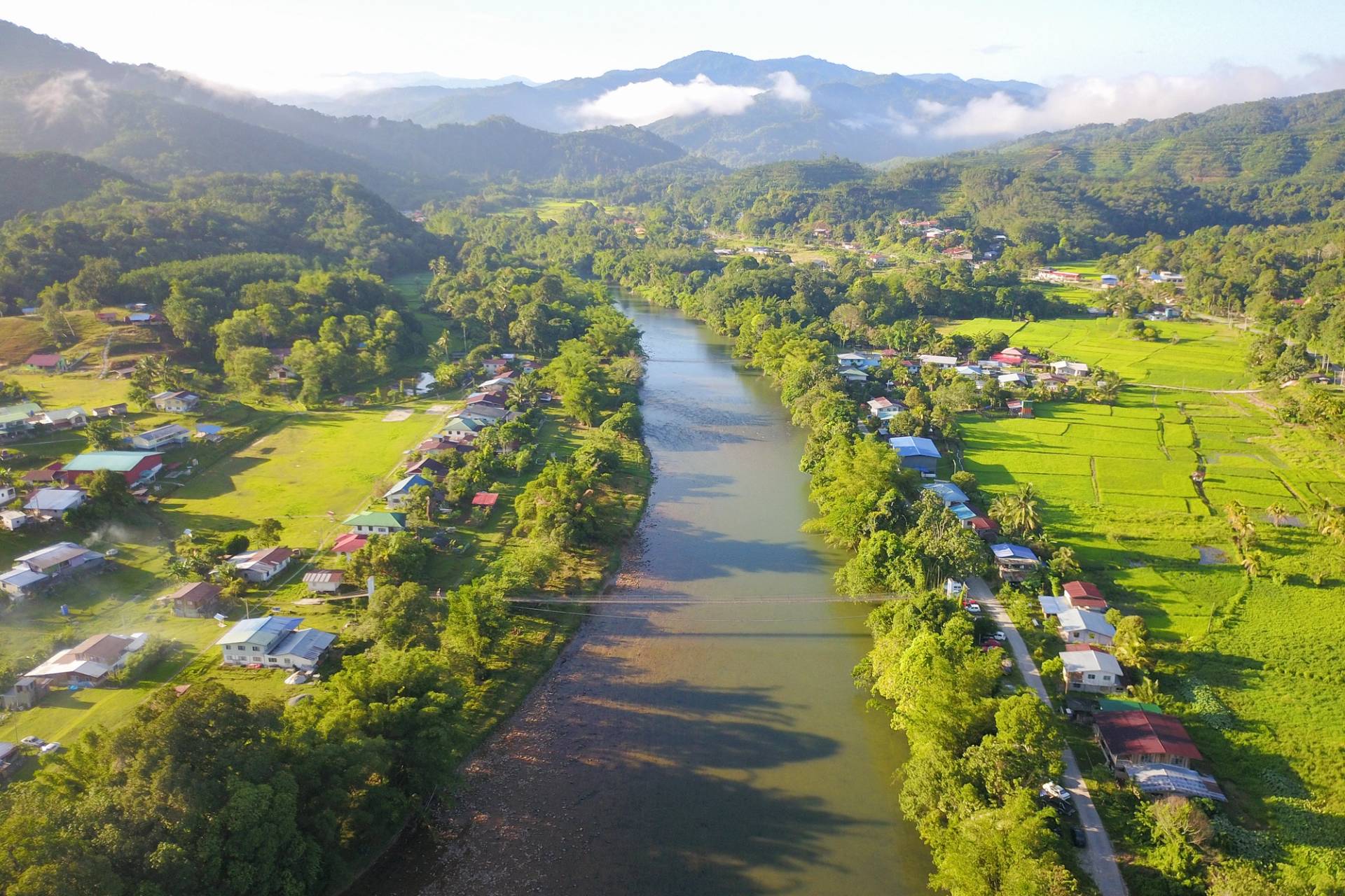 Kiulu village panorama