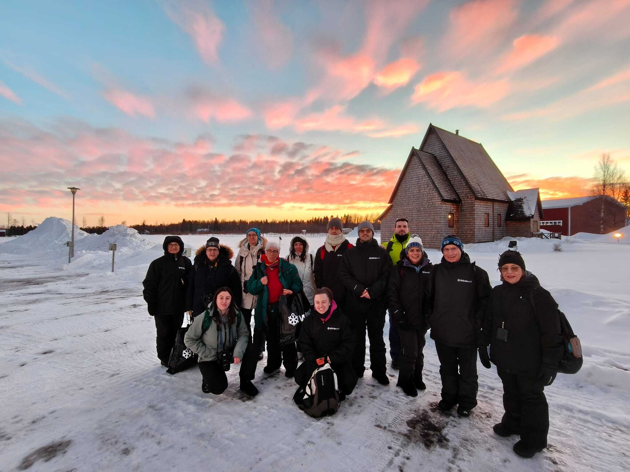 gruppo esclusivo in lapponia finlandense