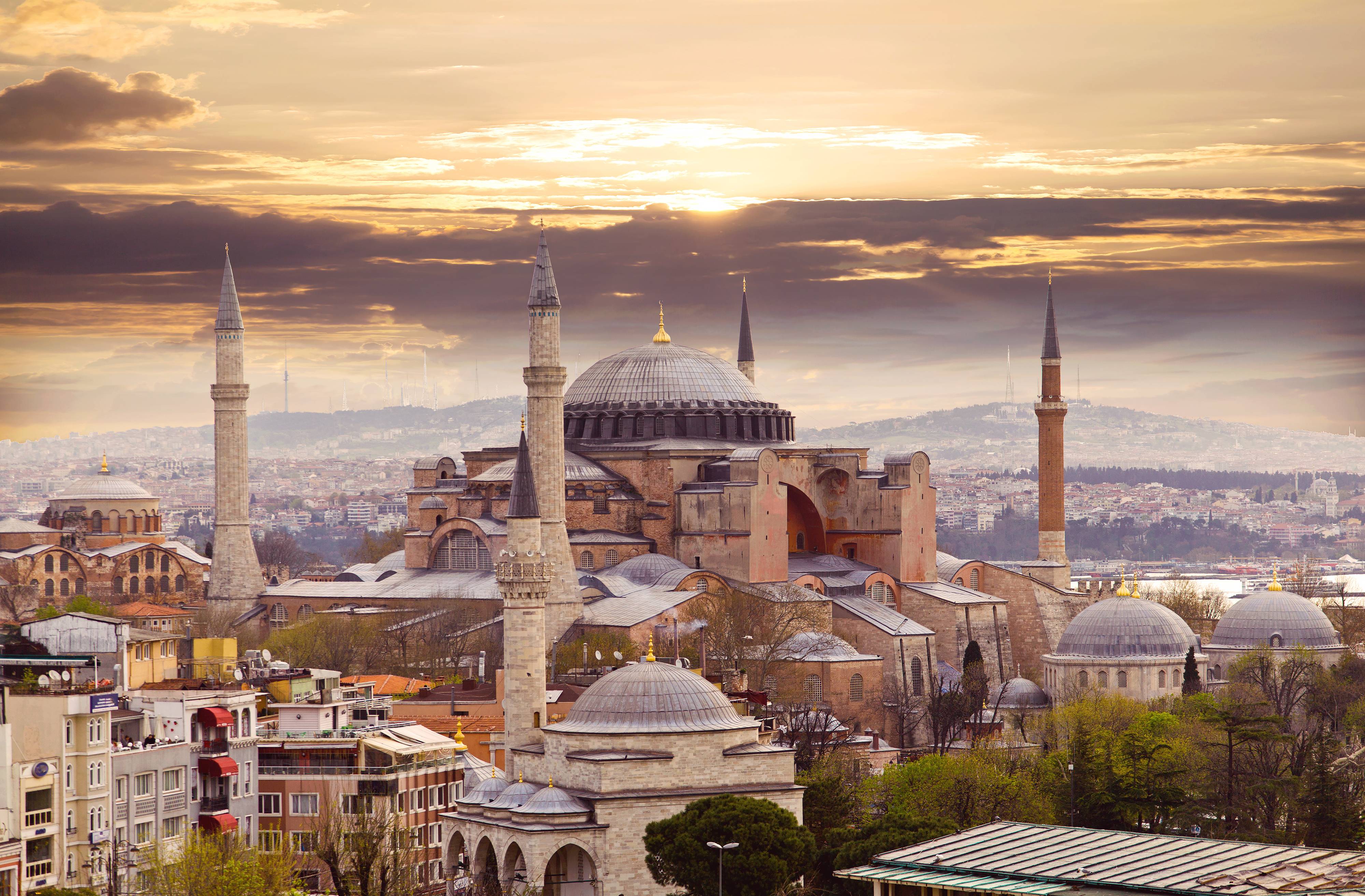 panorama di santa sofia istanbul