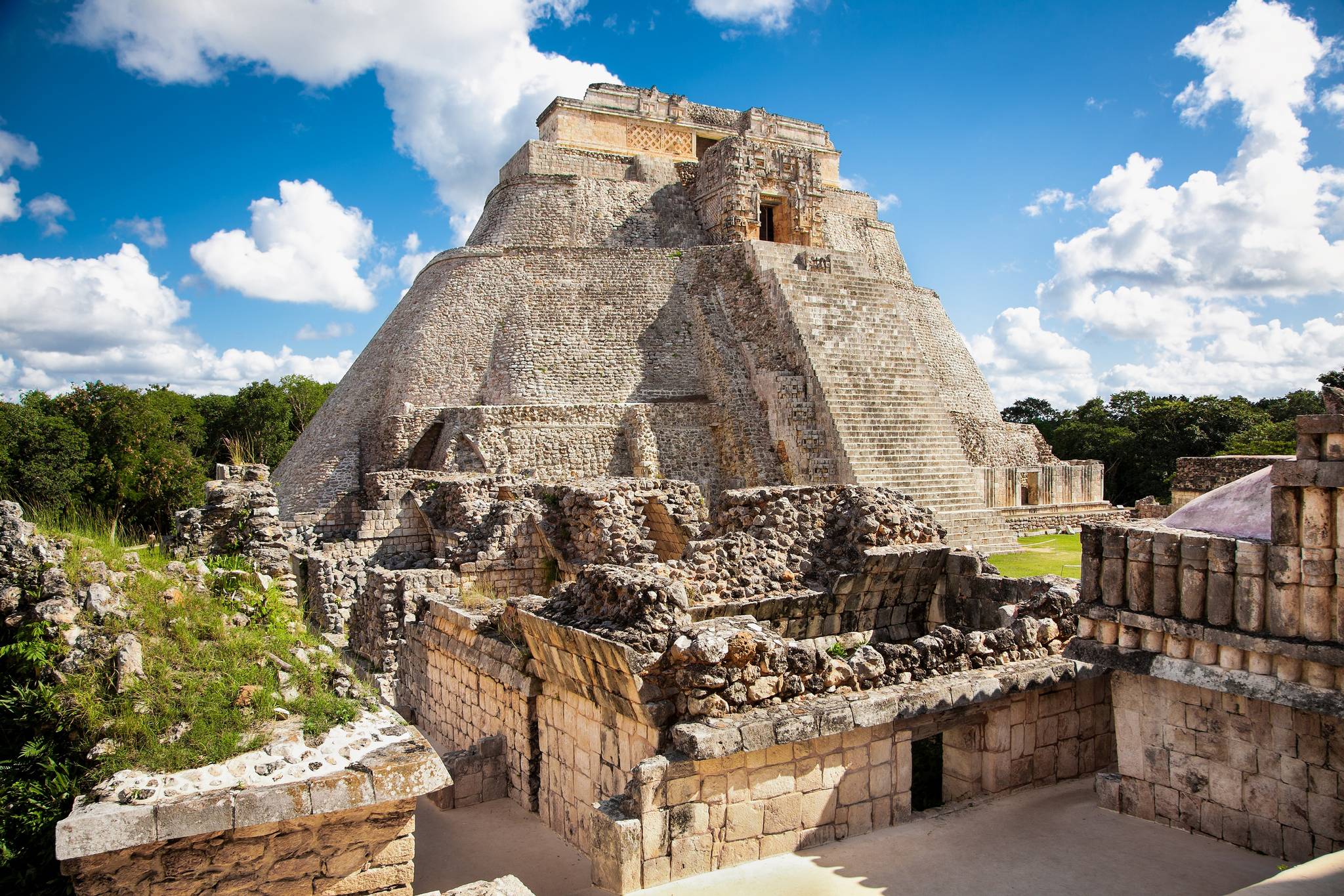 Piramide Maya in Messico