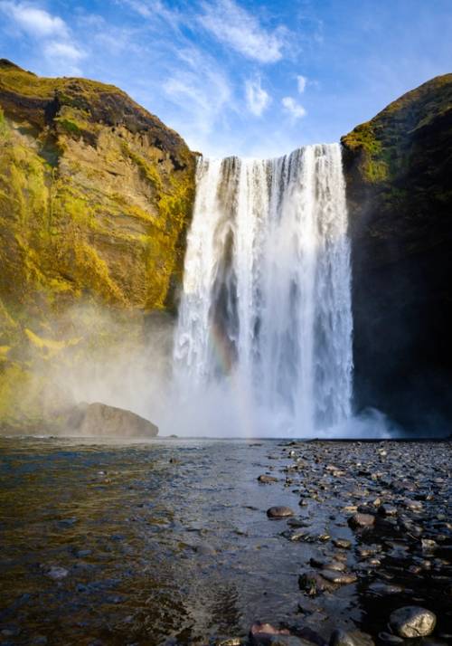 cascata skogafoss islanda