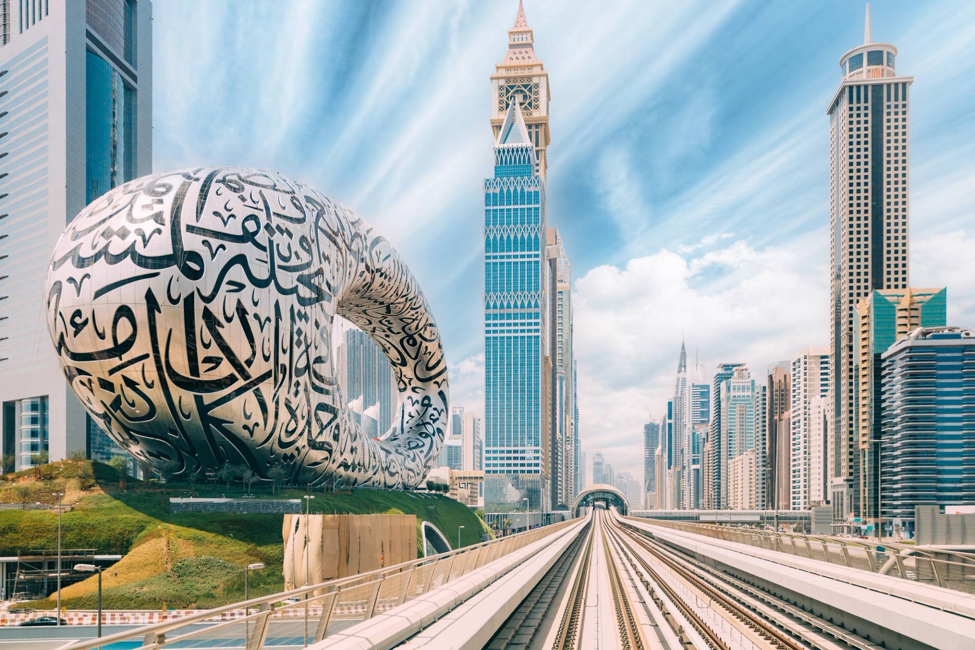 vista panoramica su dubai