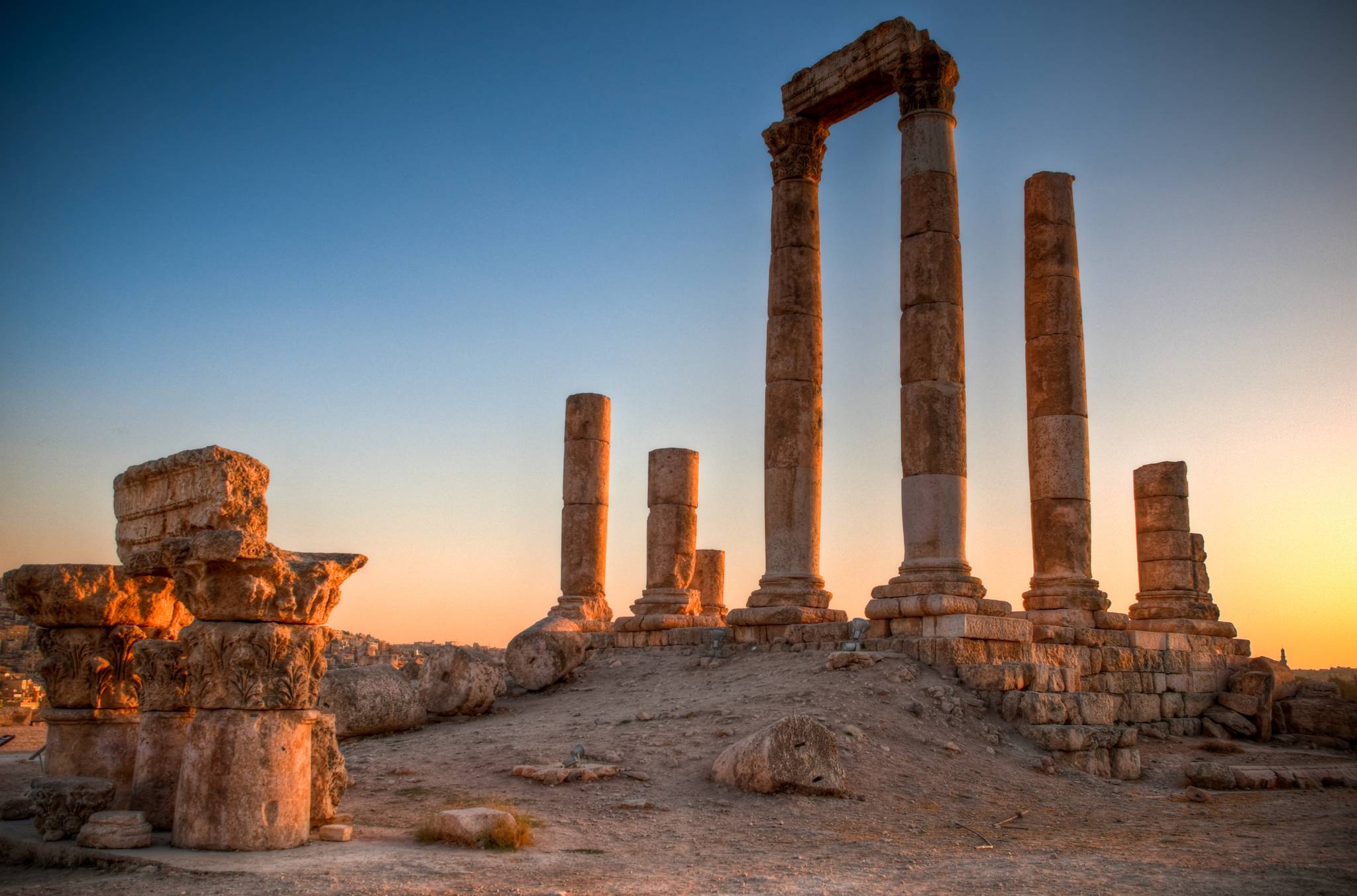 amman al tramonto giordania