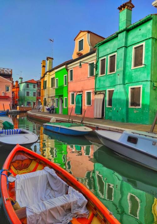 colorfull houses in burano