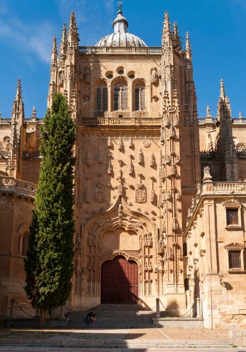 facciata di una chiesa a salamanca