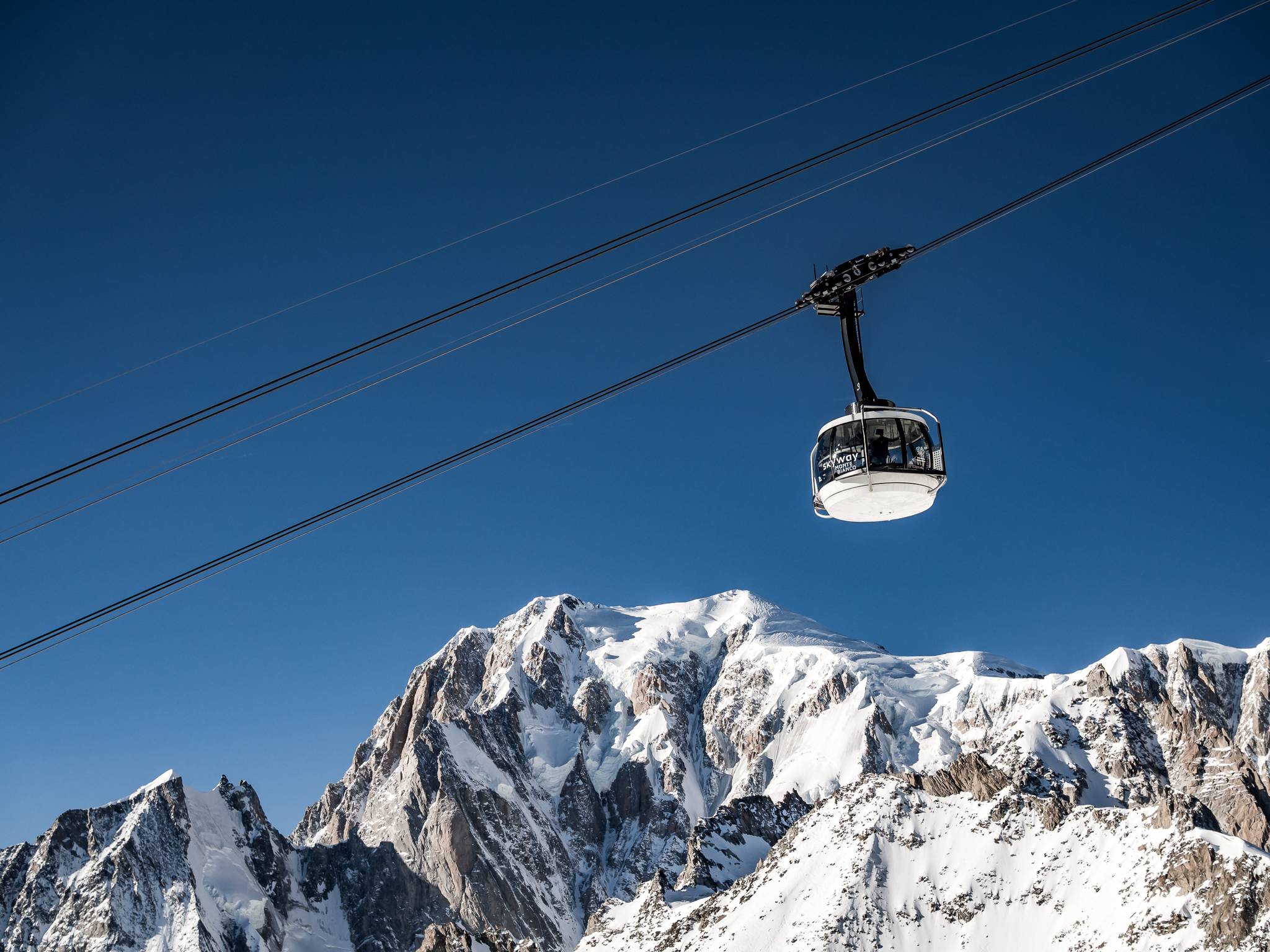 skyway monte bianco in inverno