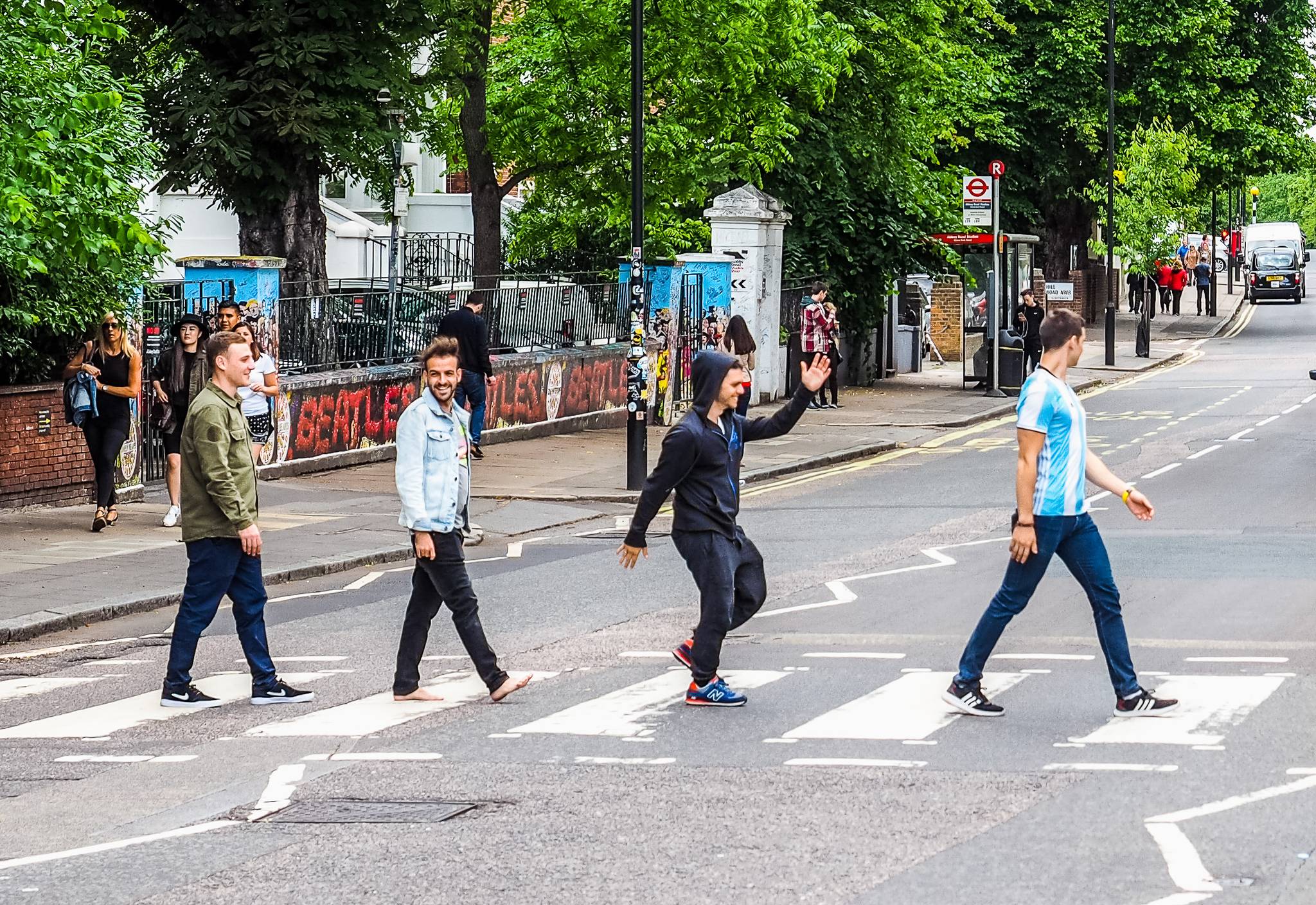 strisce pedonali abbey road