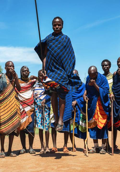 salto tribu masai kenya