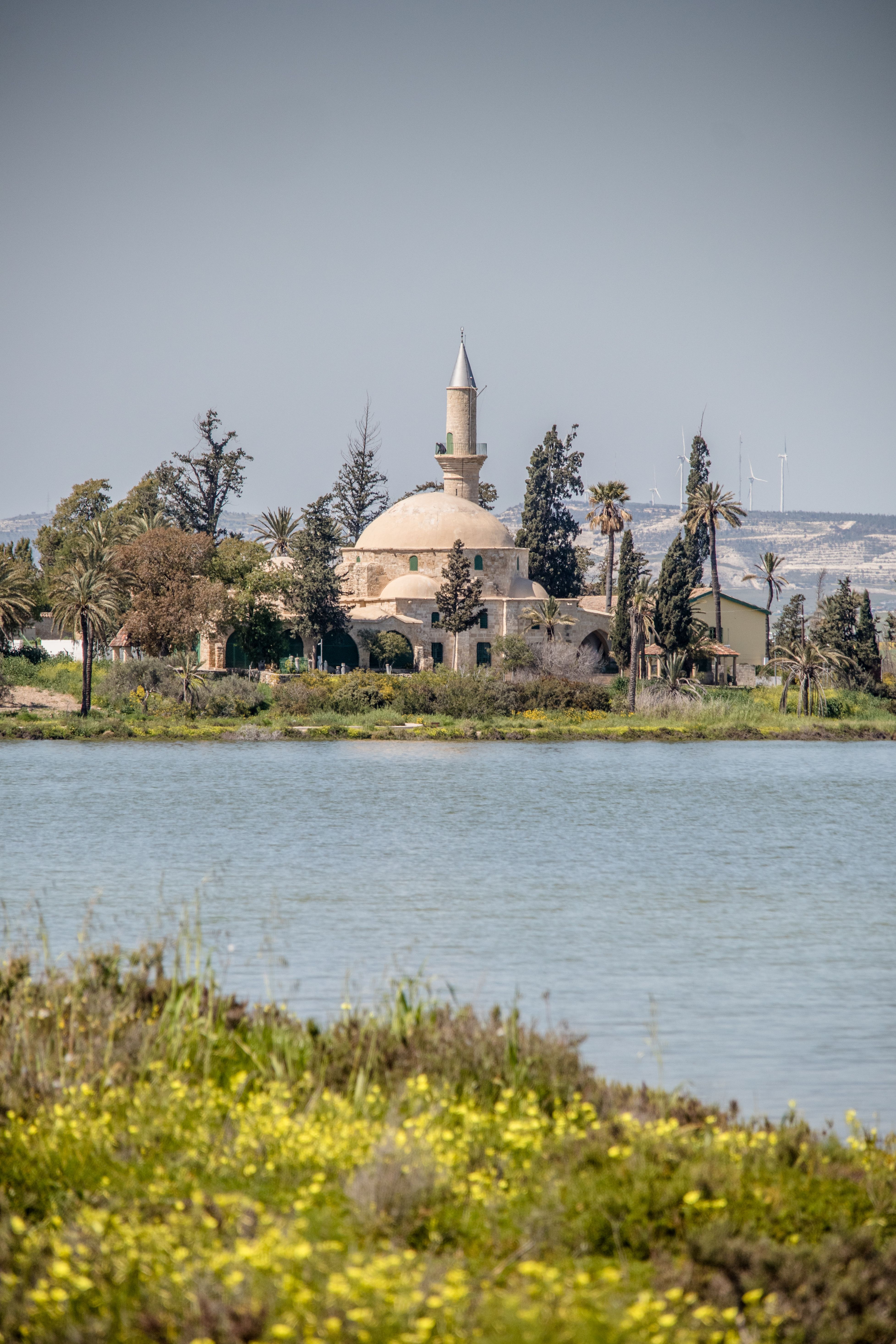 moschea sul lago larnaca cipro