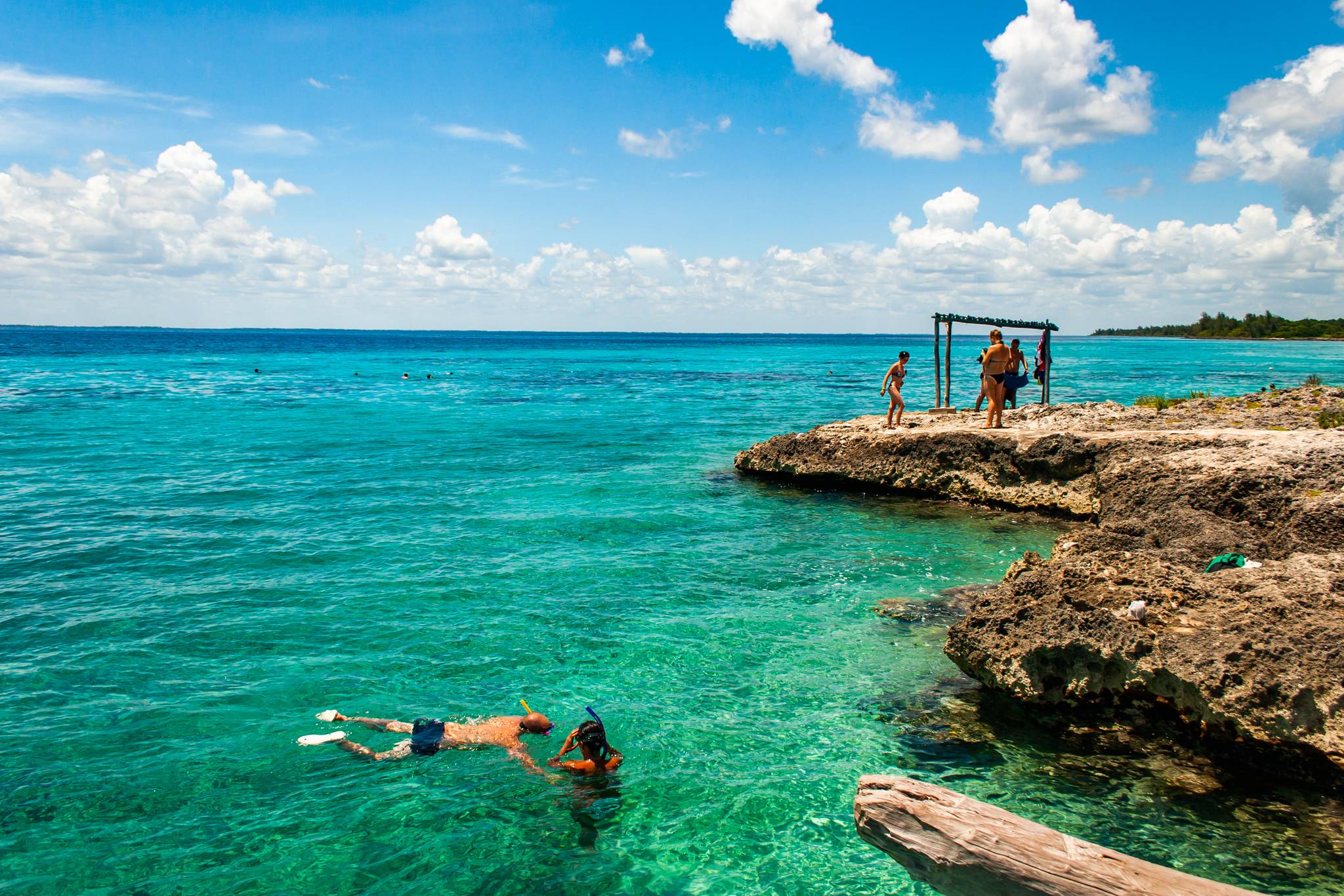 beach in the Bay of Pigs in Cuba