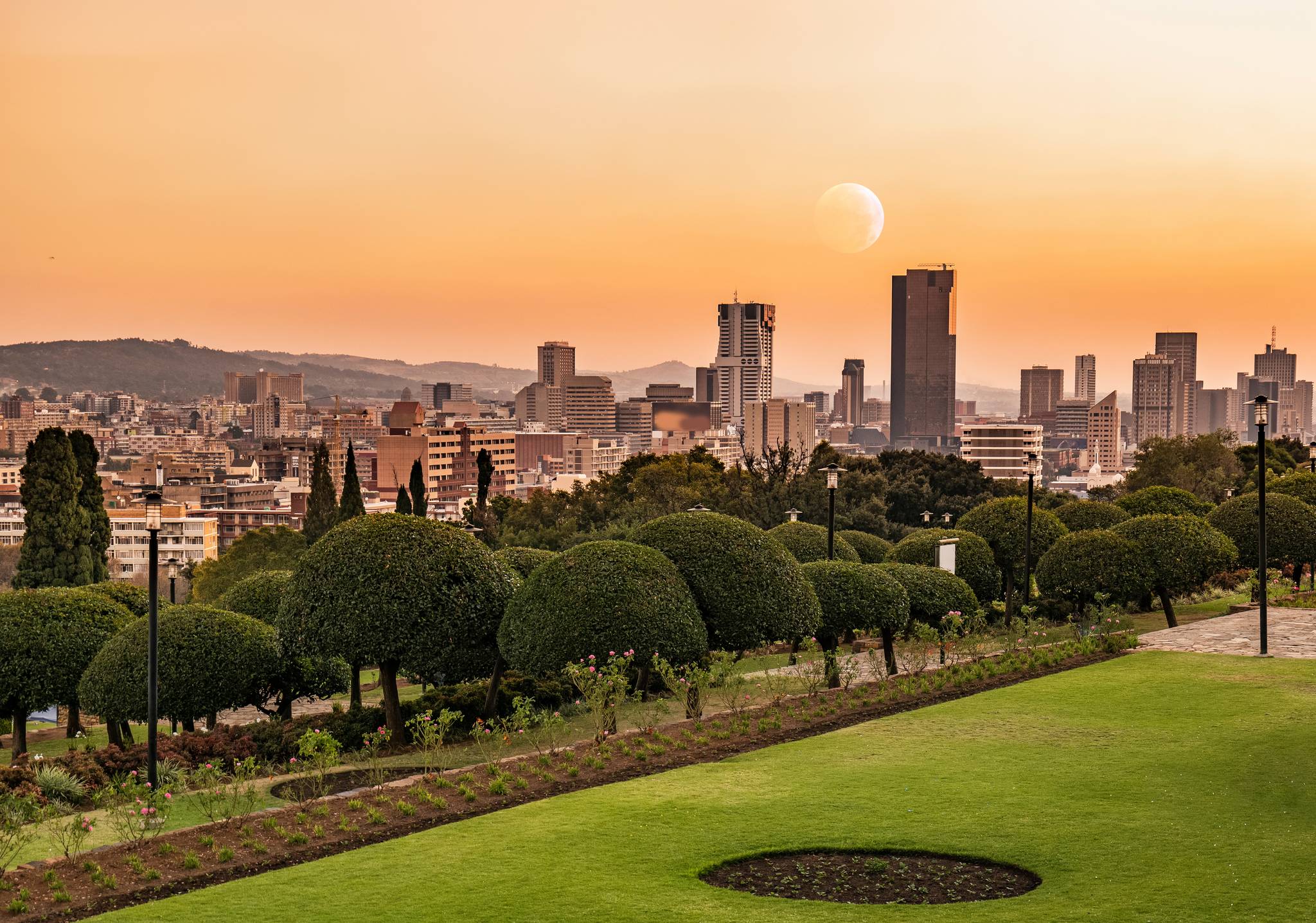 pretoria al tramonto