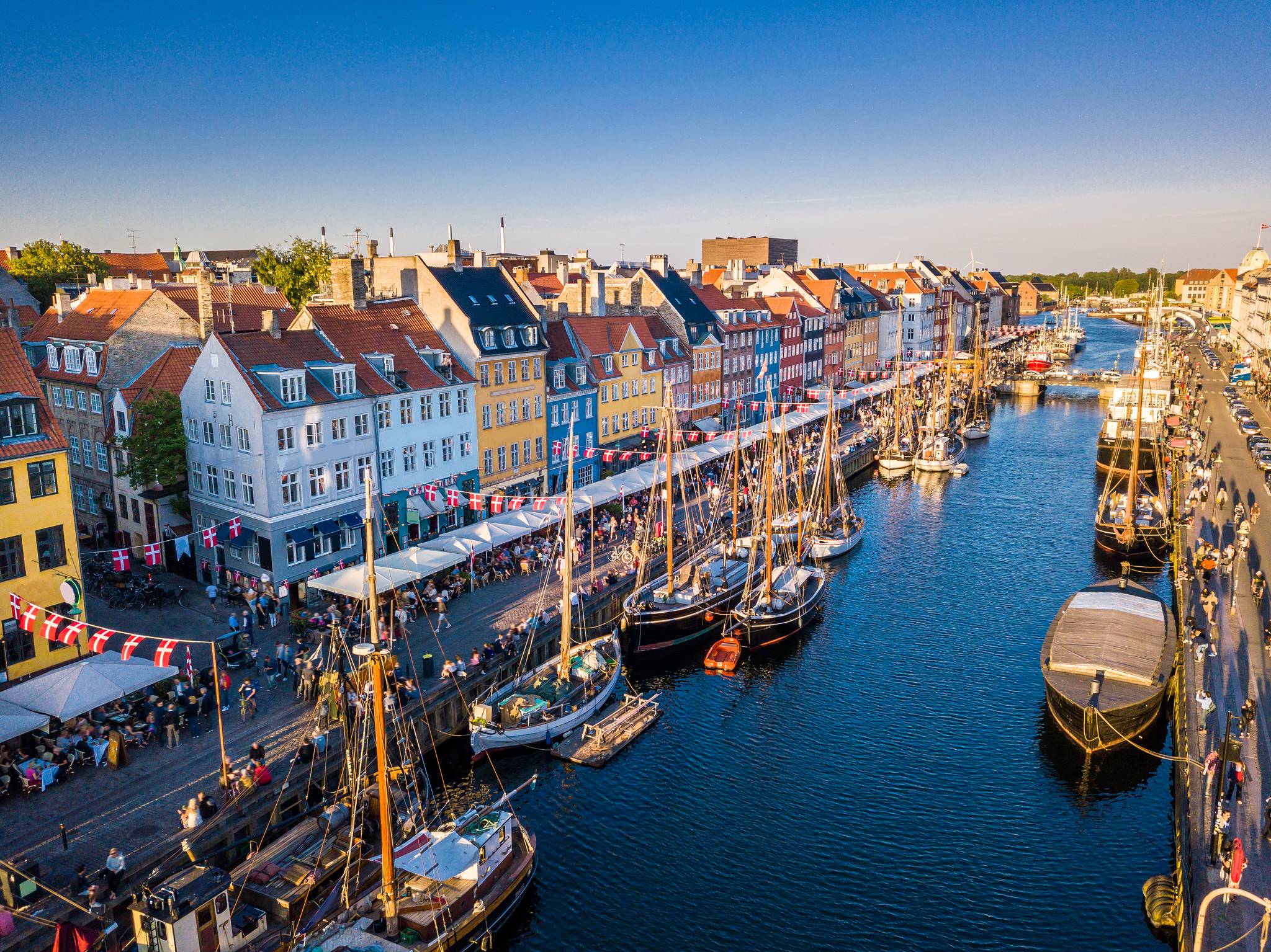 vista del canale a copenaghen