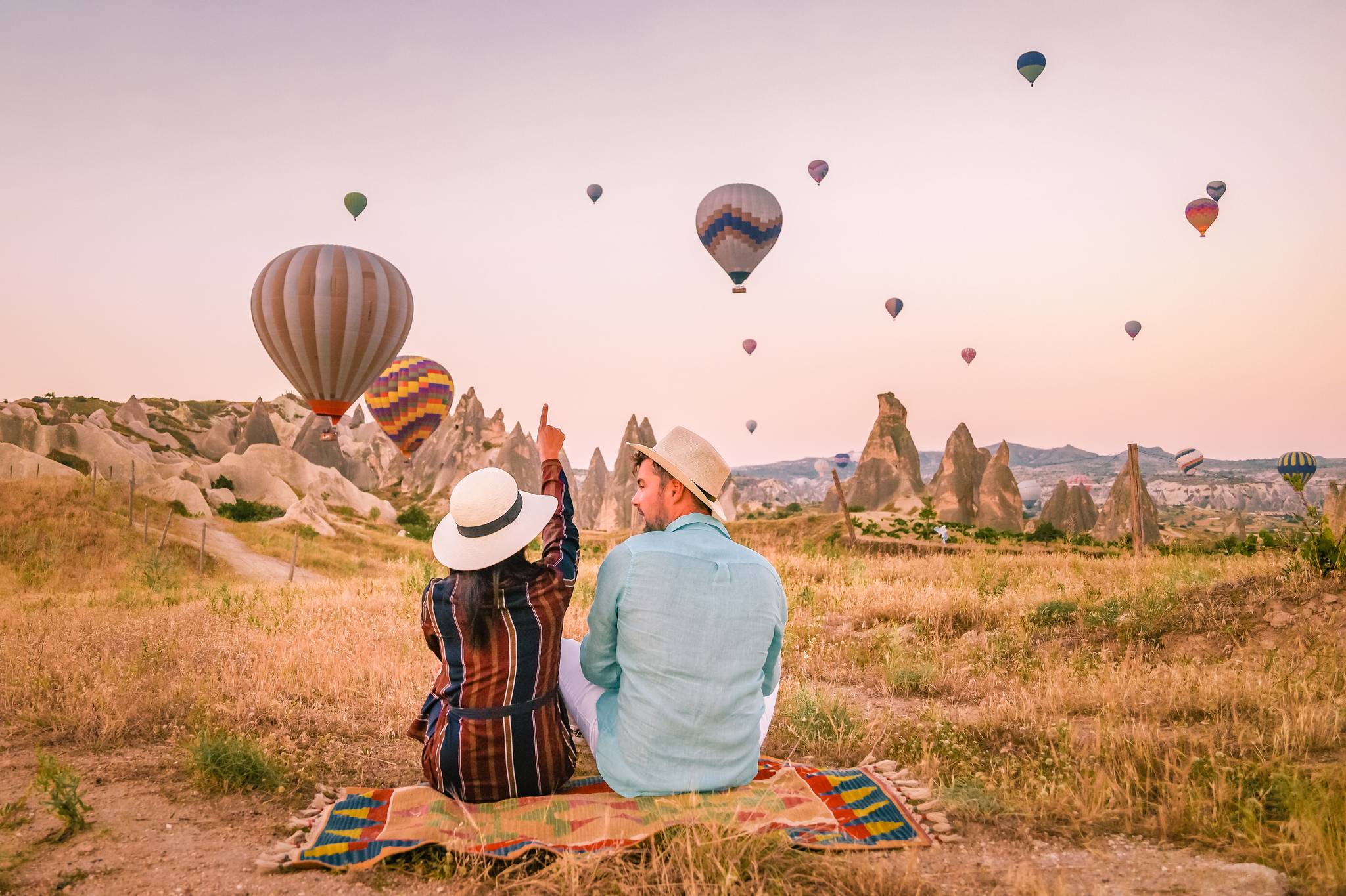 coppia in cappadocia