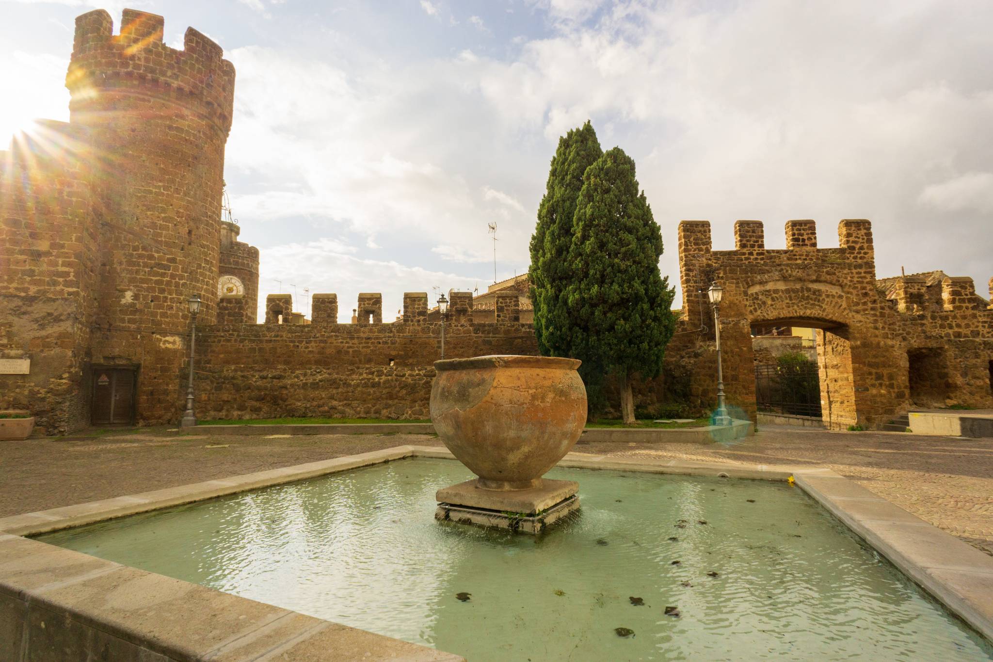 borgo medievale di cerveteri nel lazio