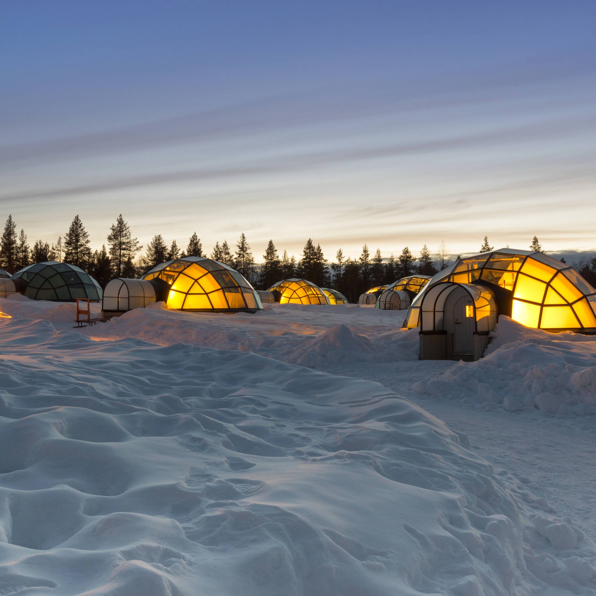 Dal nostro igloo di vetro vediamo...