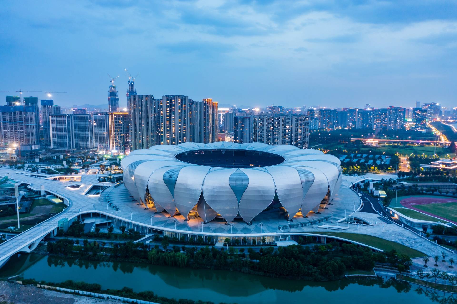 panorama di hangzhou