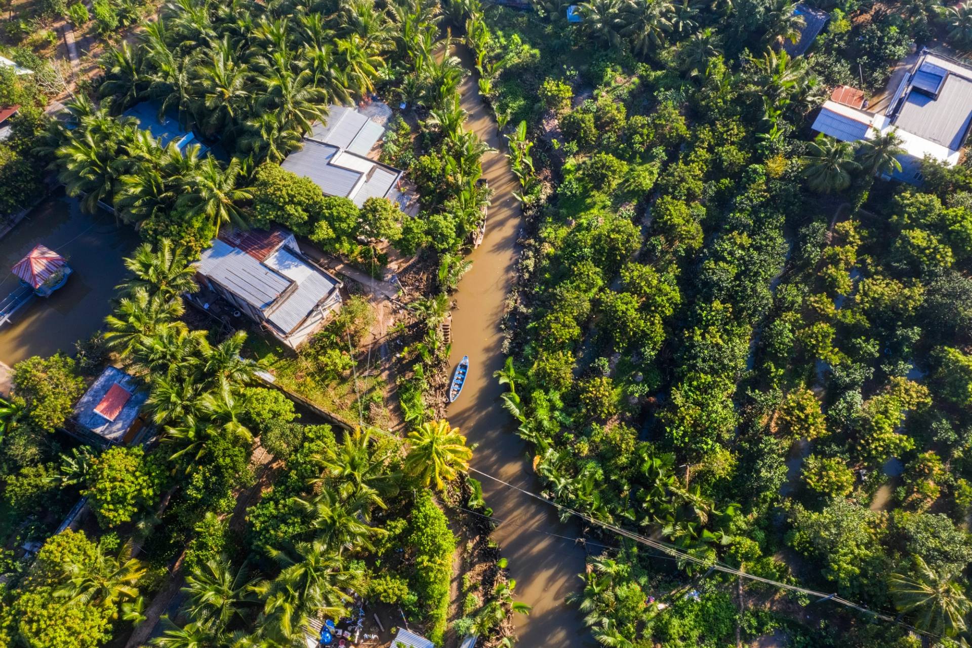 vista dall alto della citta di ben tre