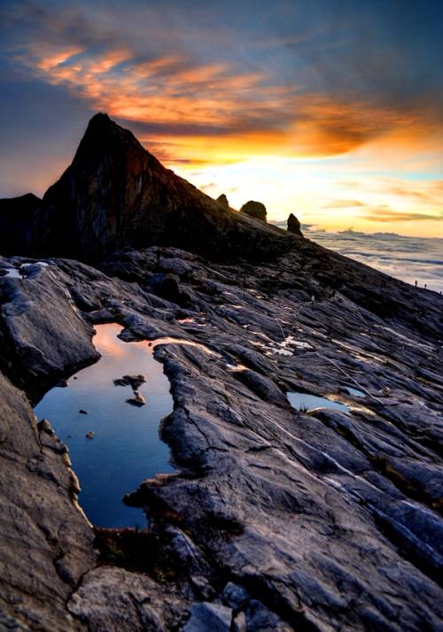 tramonto monte kinabalu 