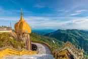 golden rock in myanmar