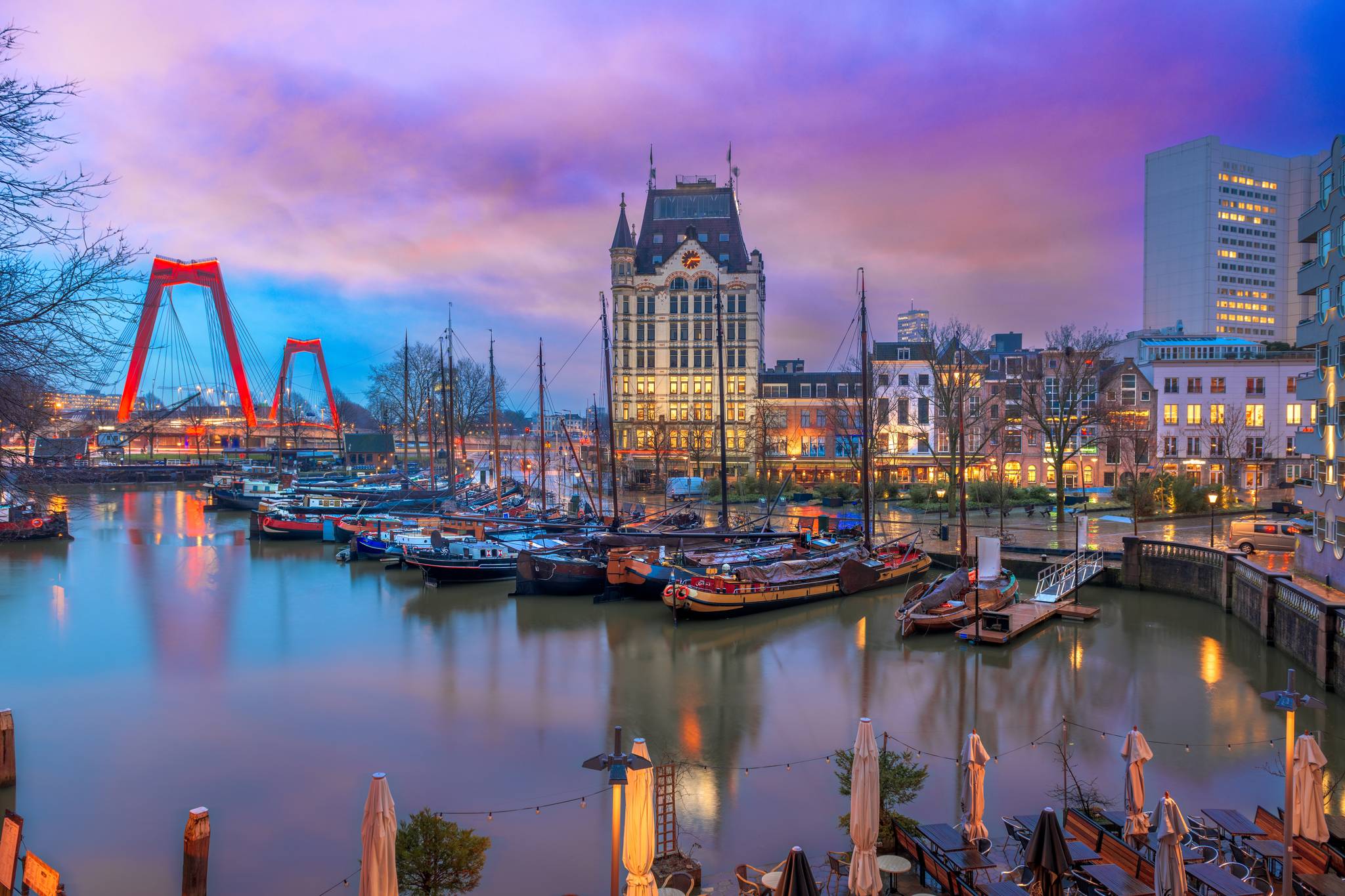 panorama di rotterdam