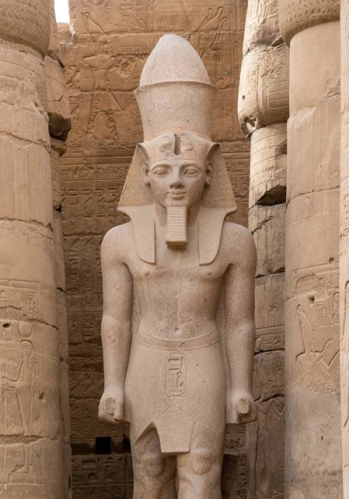 terracotta luxor statue