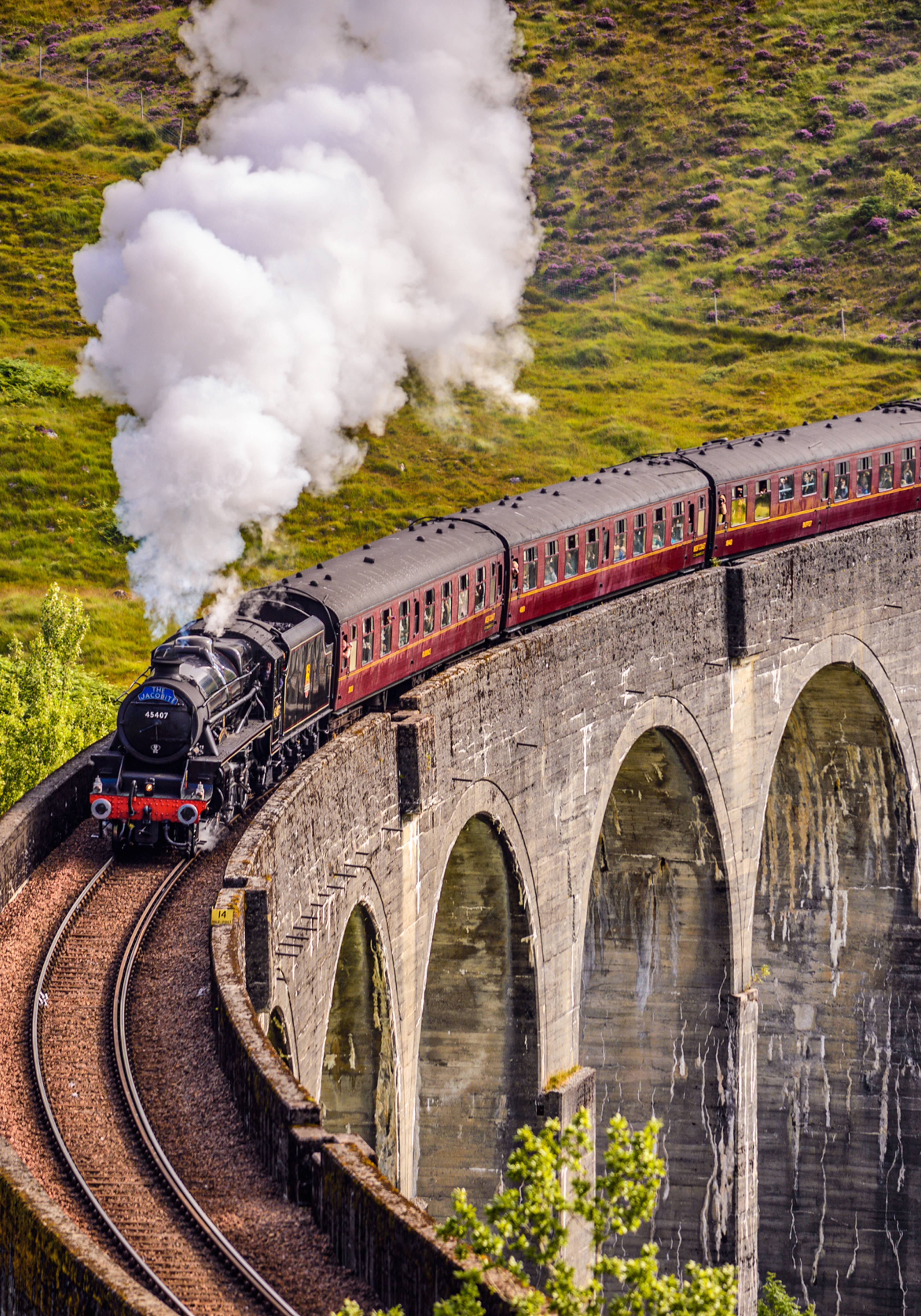 treno hogwarts express sul viadotto glenfinnan