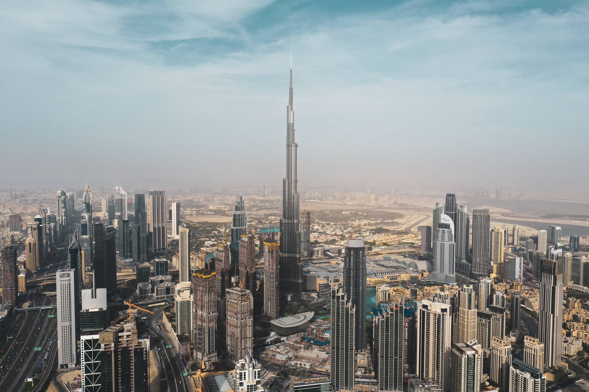 panoramica di dubai