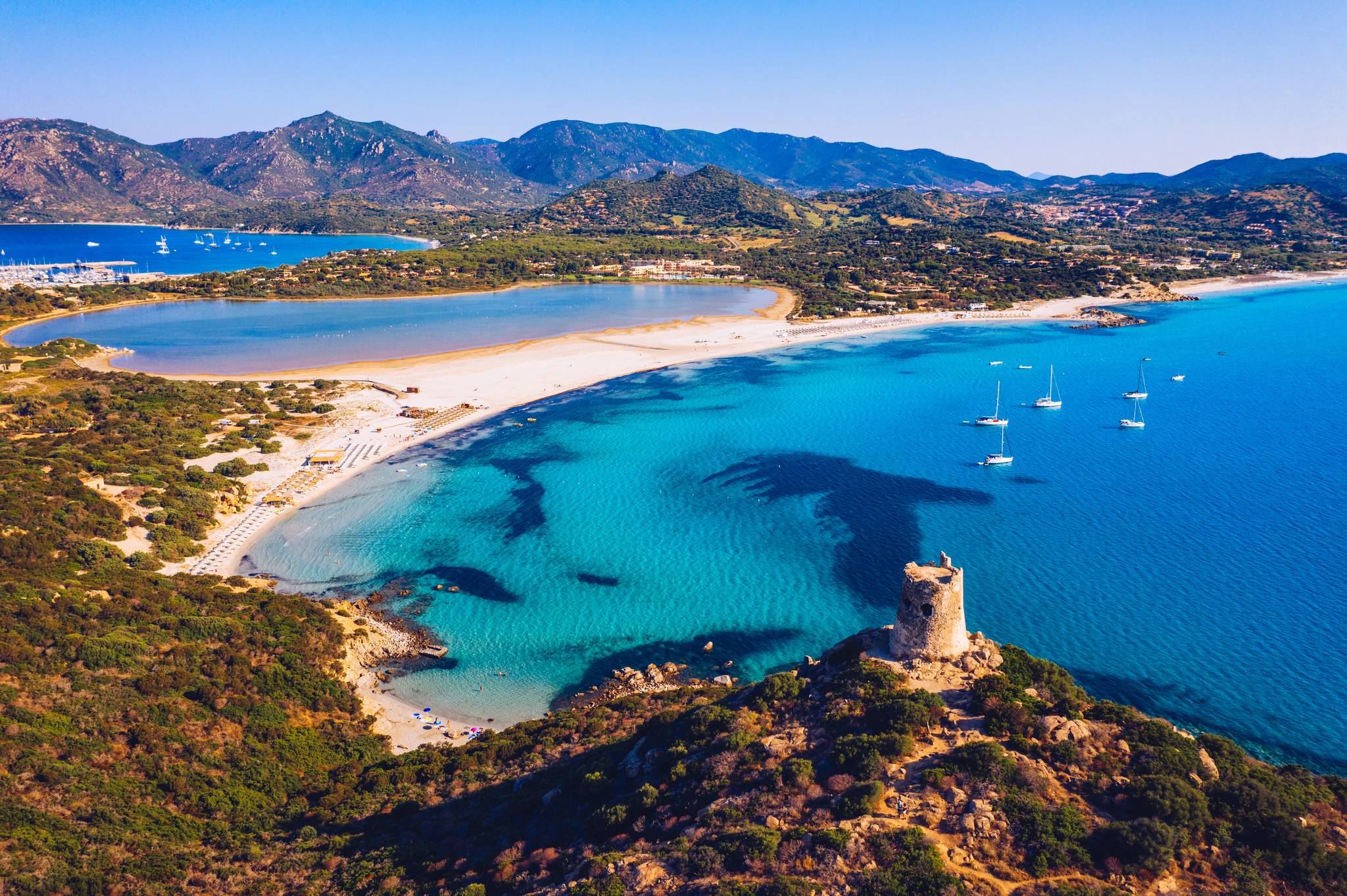 spiaggia di porto giunco a villasimius