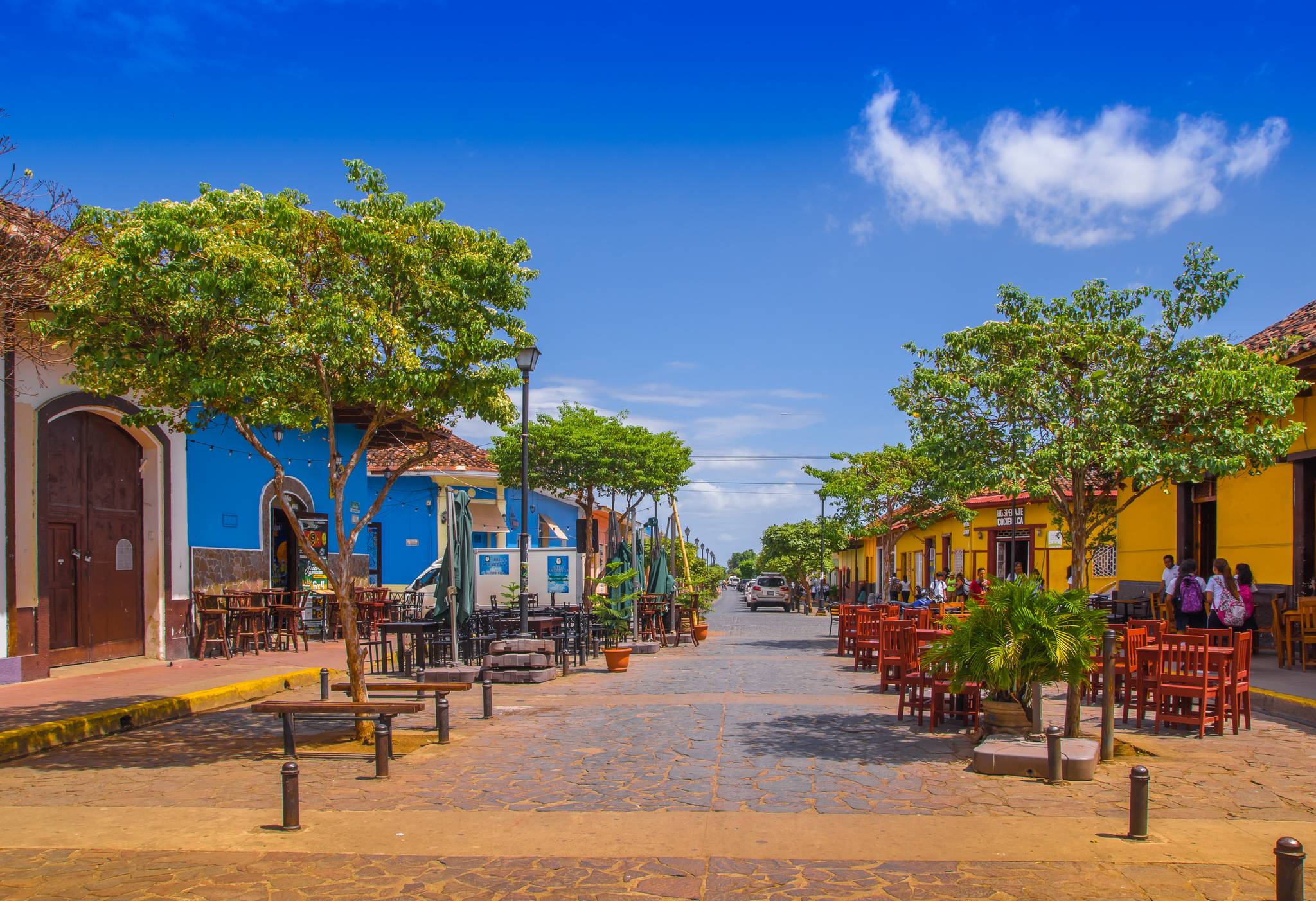 panorama dall alto di nicaragua