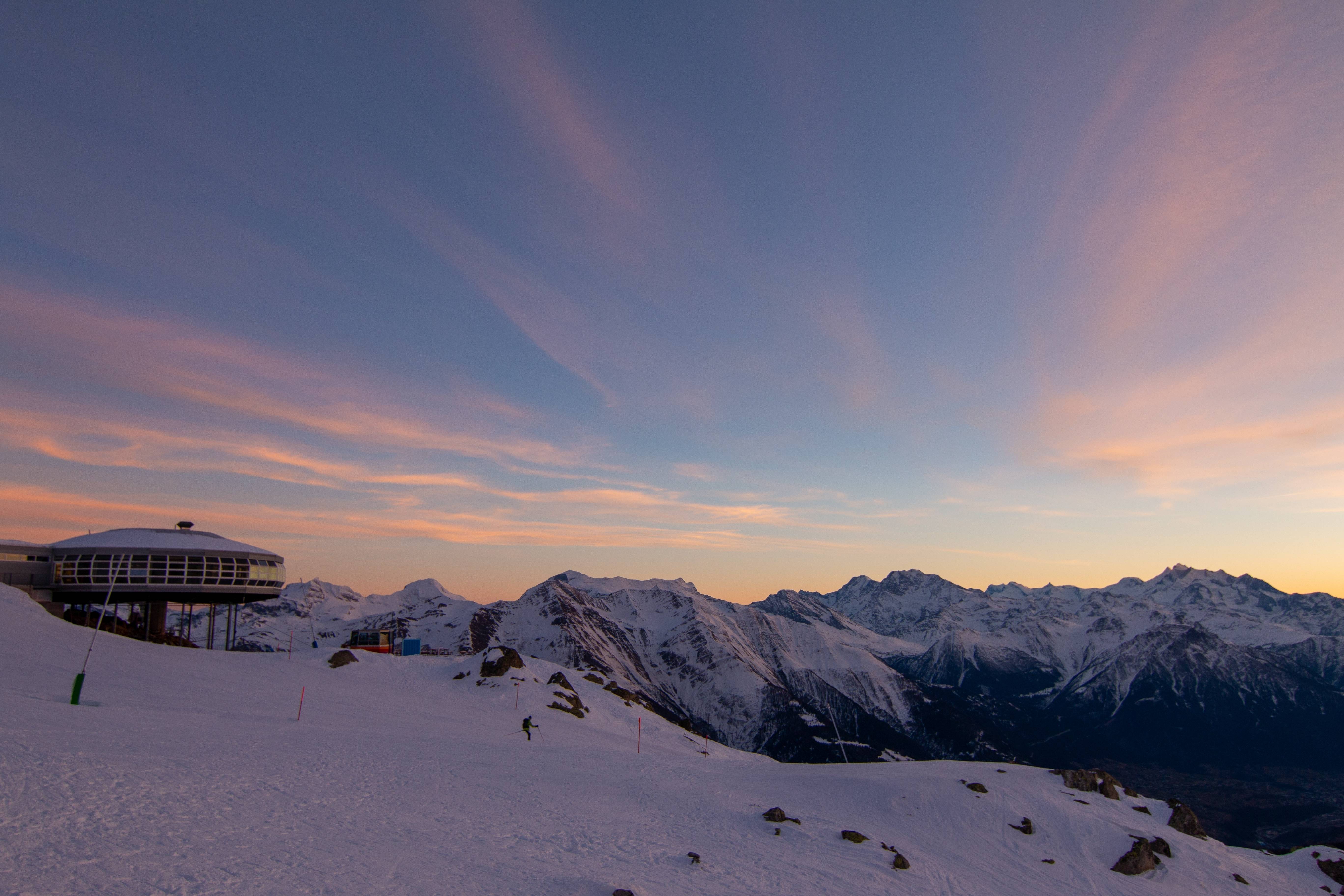 tramonto aletsch arena svizzera