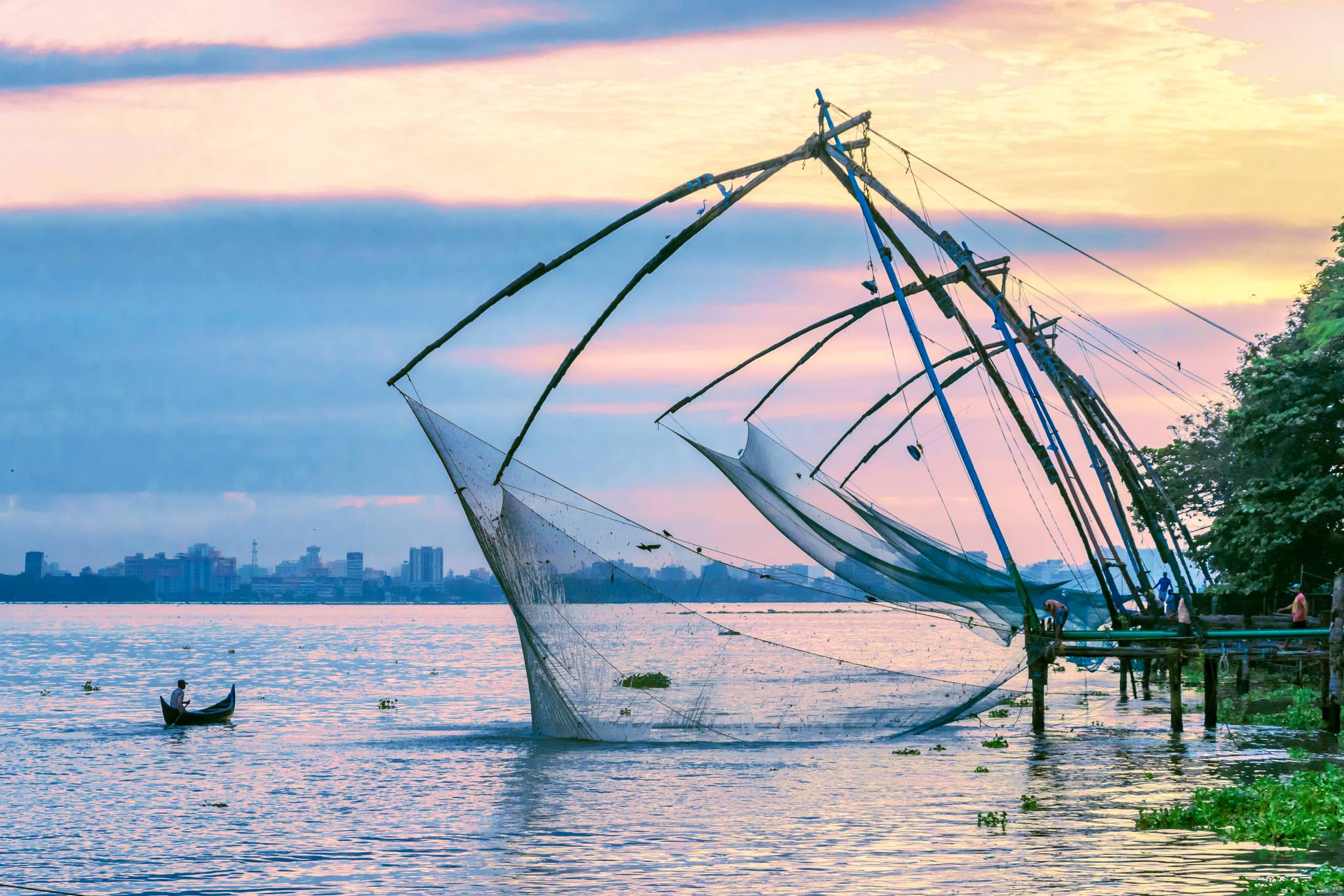 famose reti da pesca cinesi a cochin