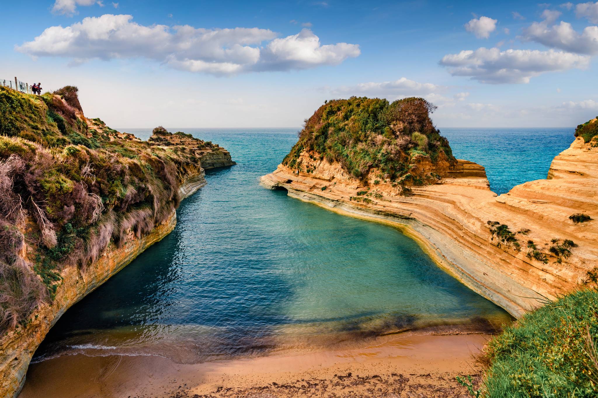 spiaggia di canal d amour a corfu
