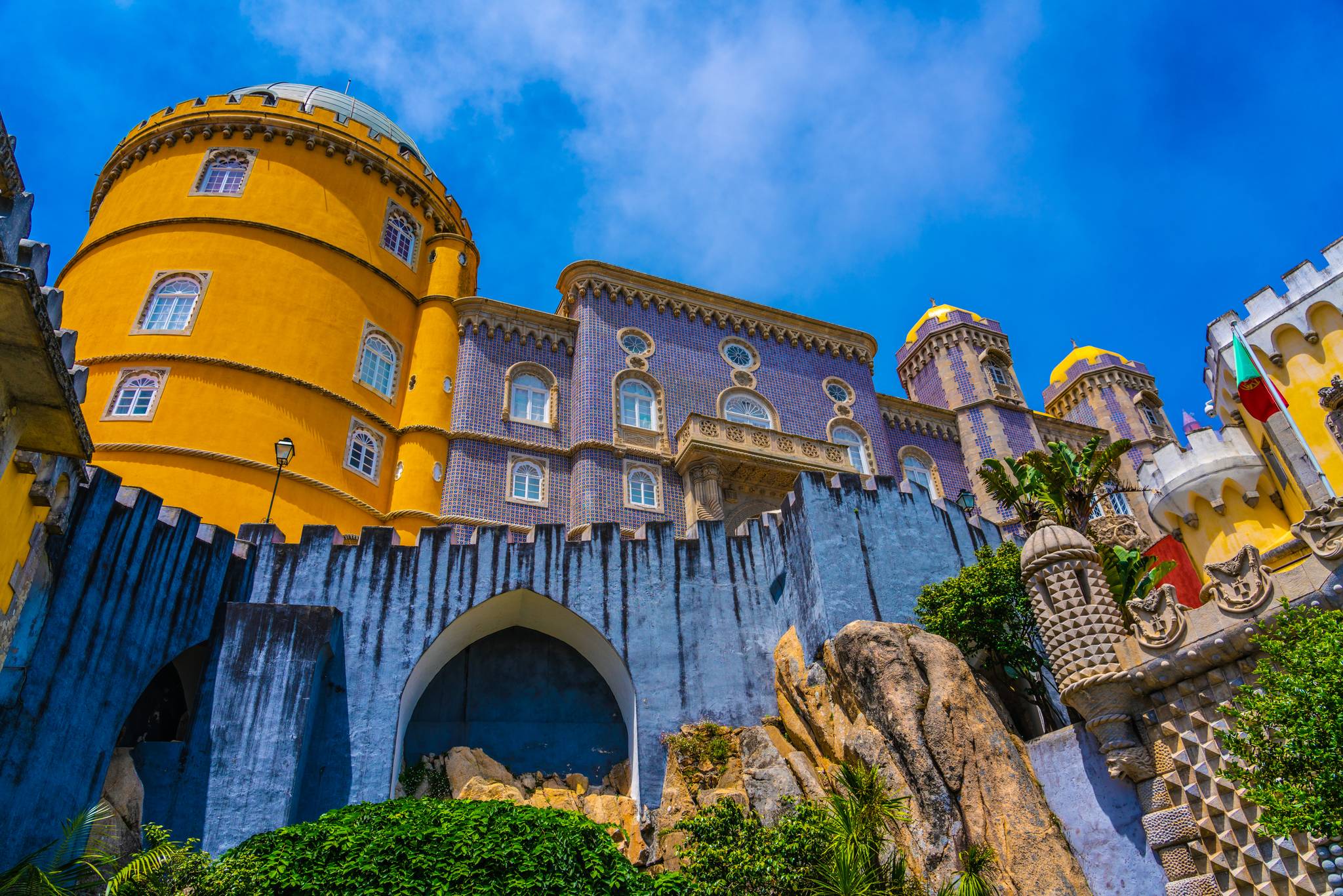 palacio nacional de pena sintra portogallo