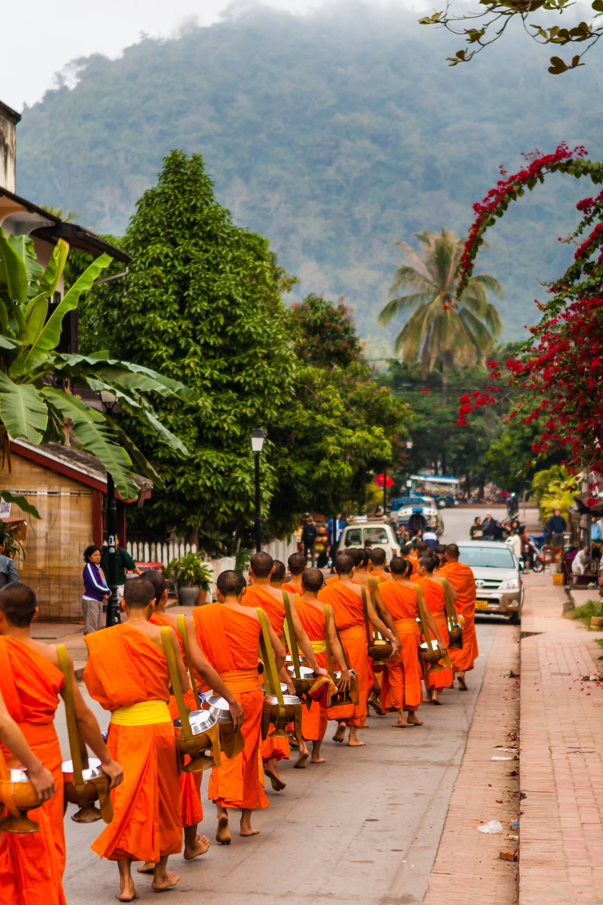 monaci in laos