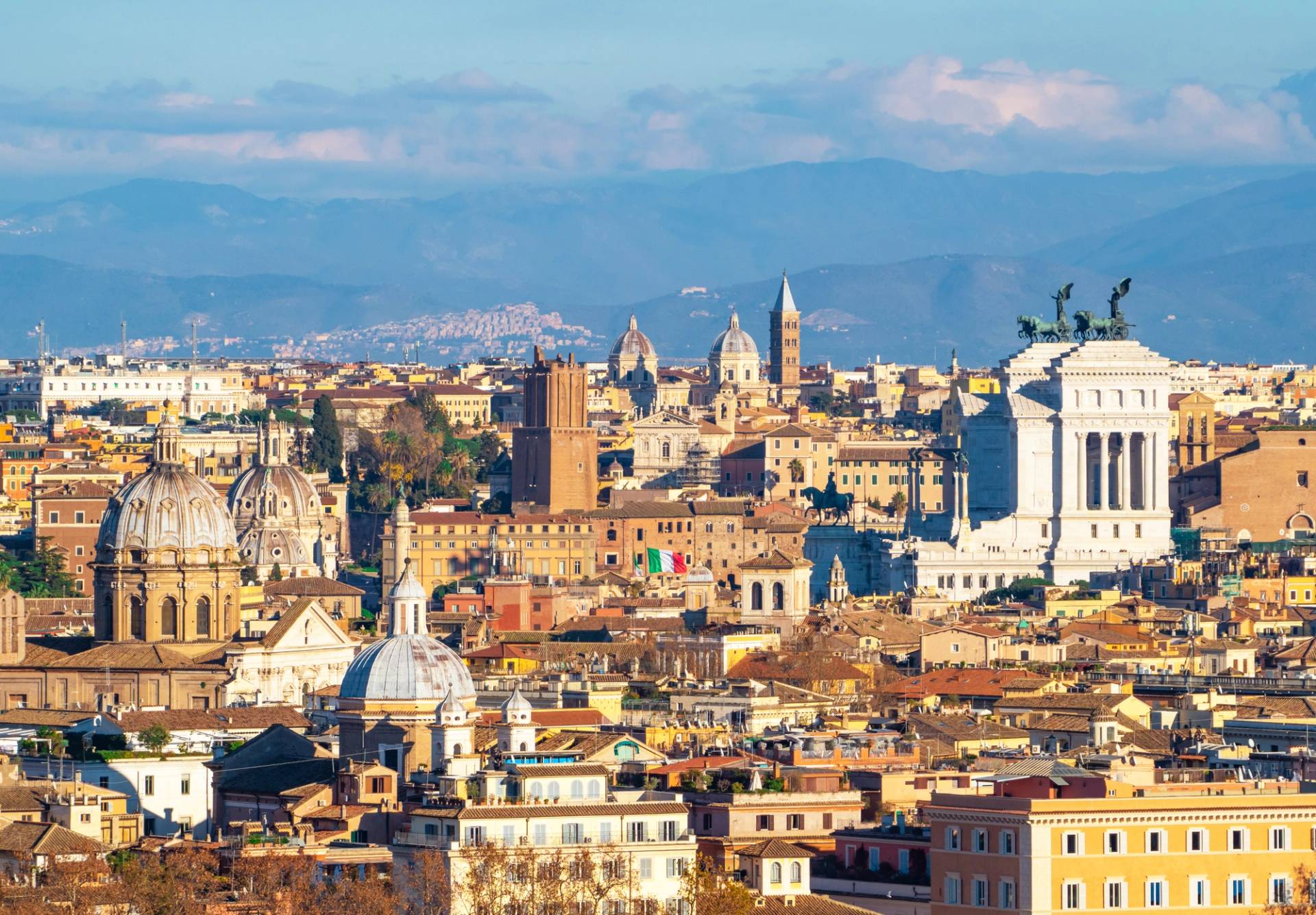 vista panoramica dal gianicolo roma