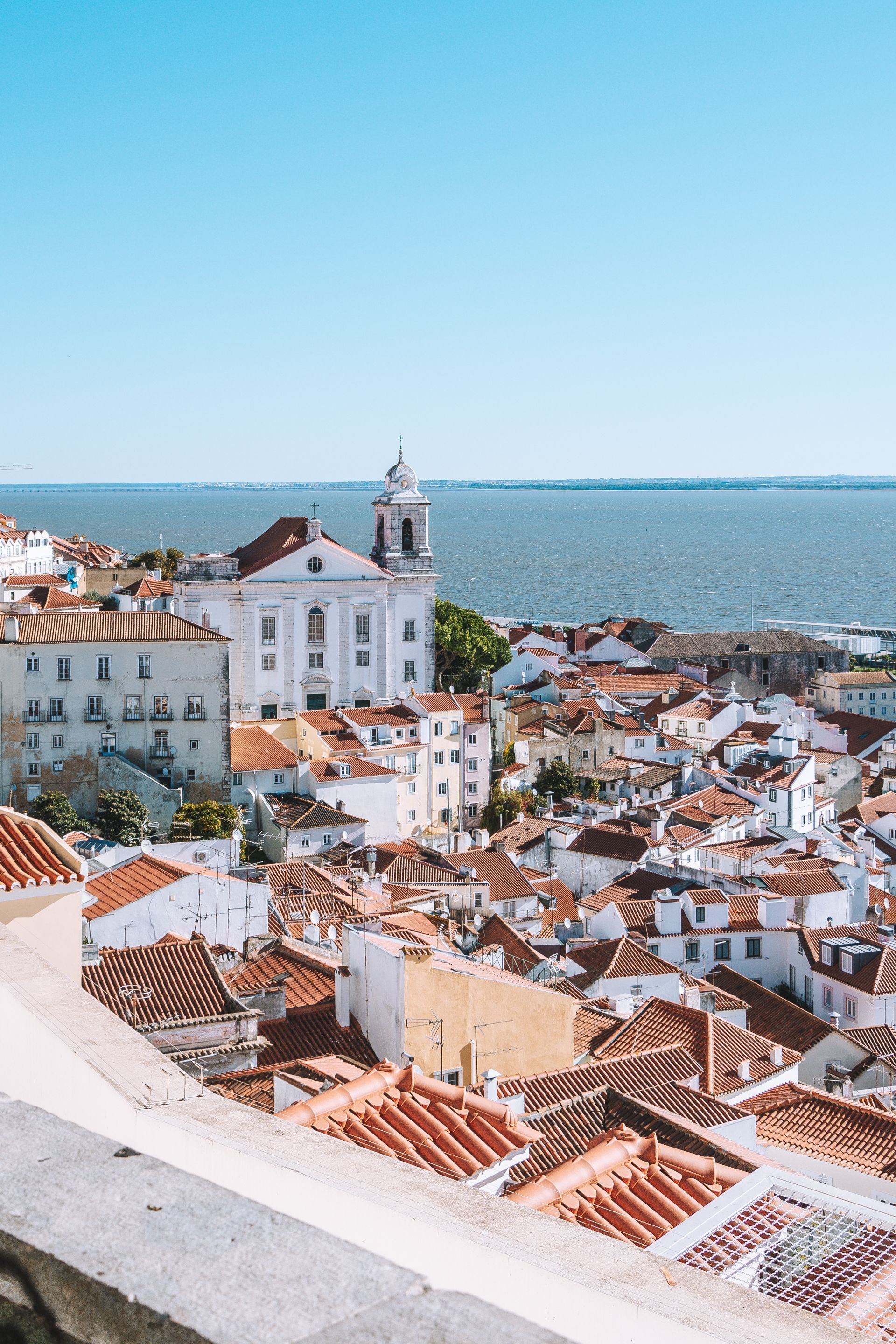 vista della città da un miradouro