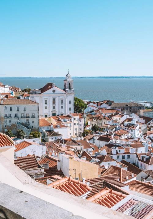 vista della città da un miradouro