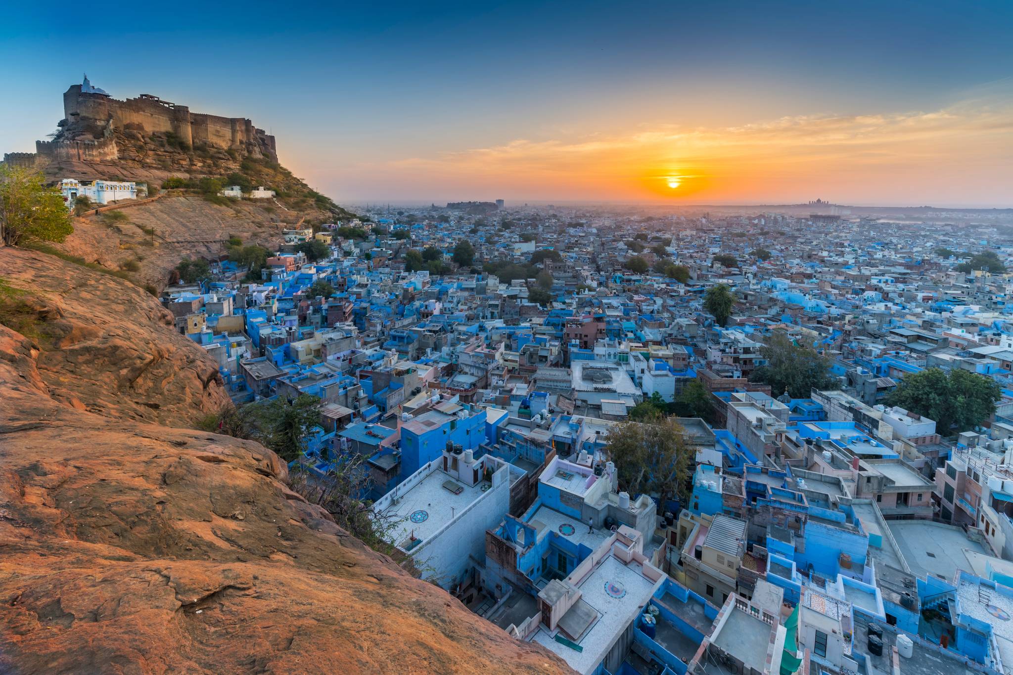 jodhpur india al tramonto