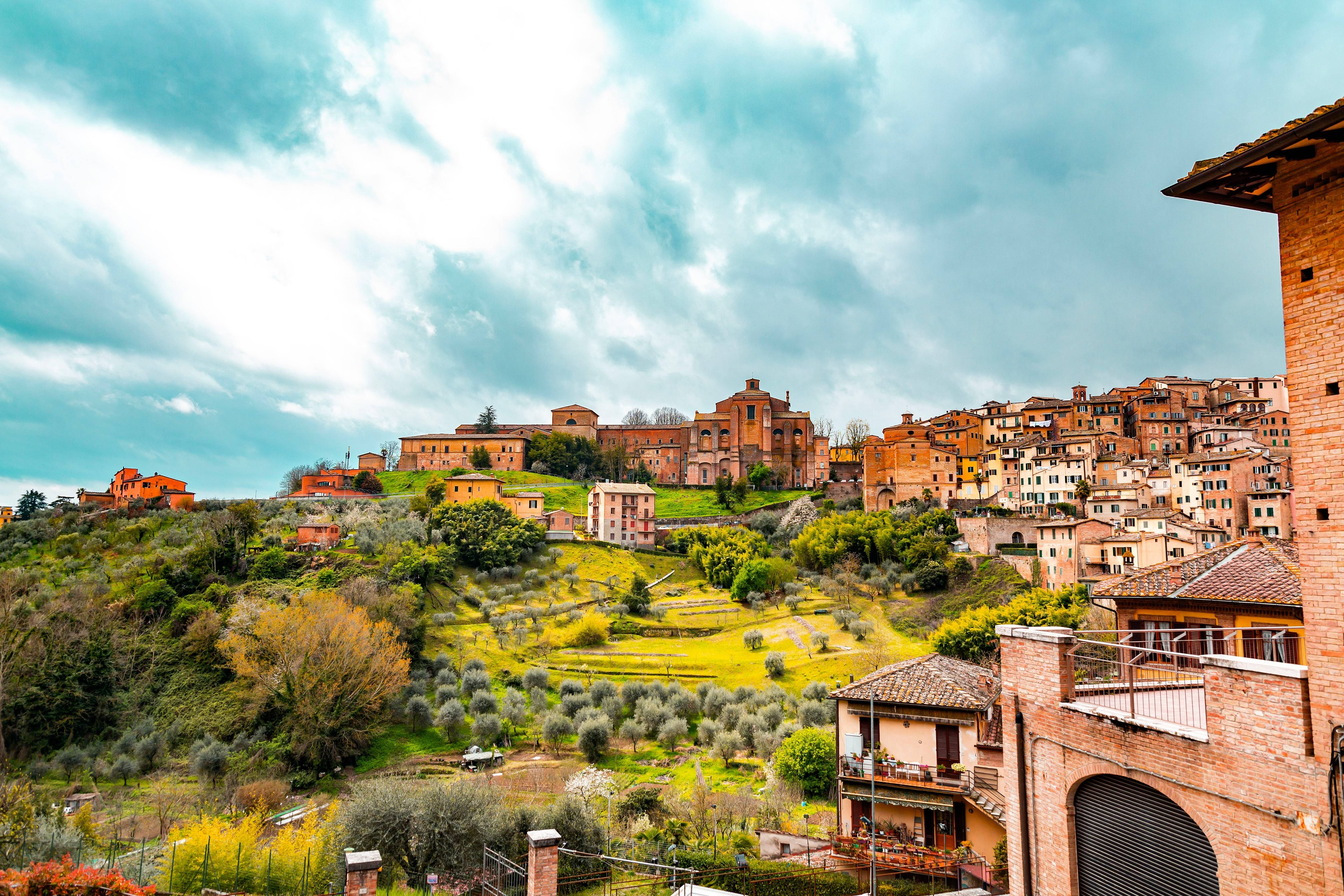 panoramic view of siena