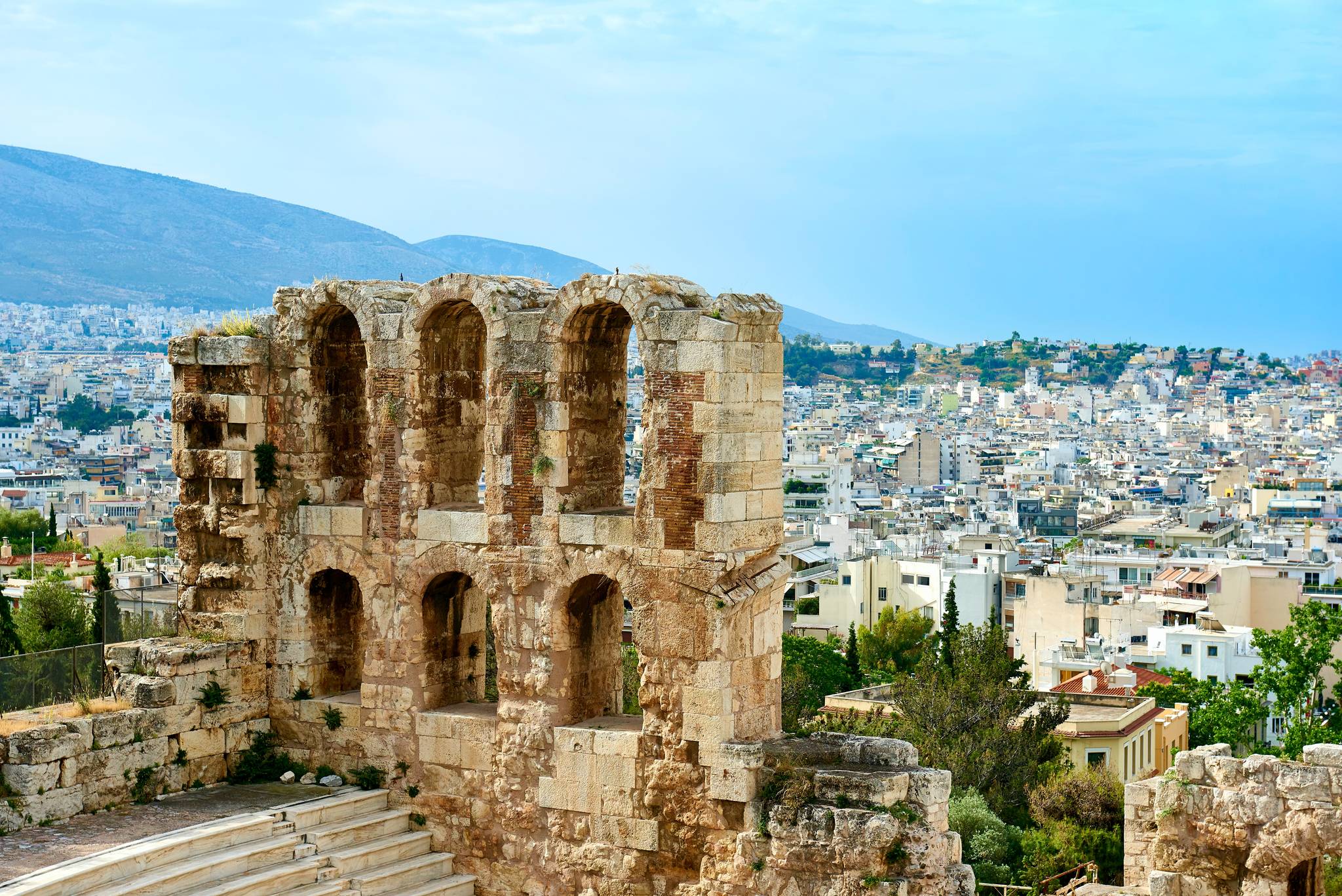 anfiteatro con vista