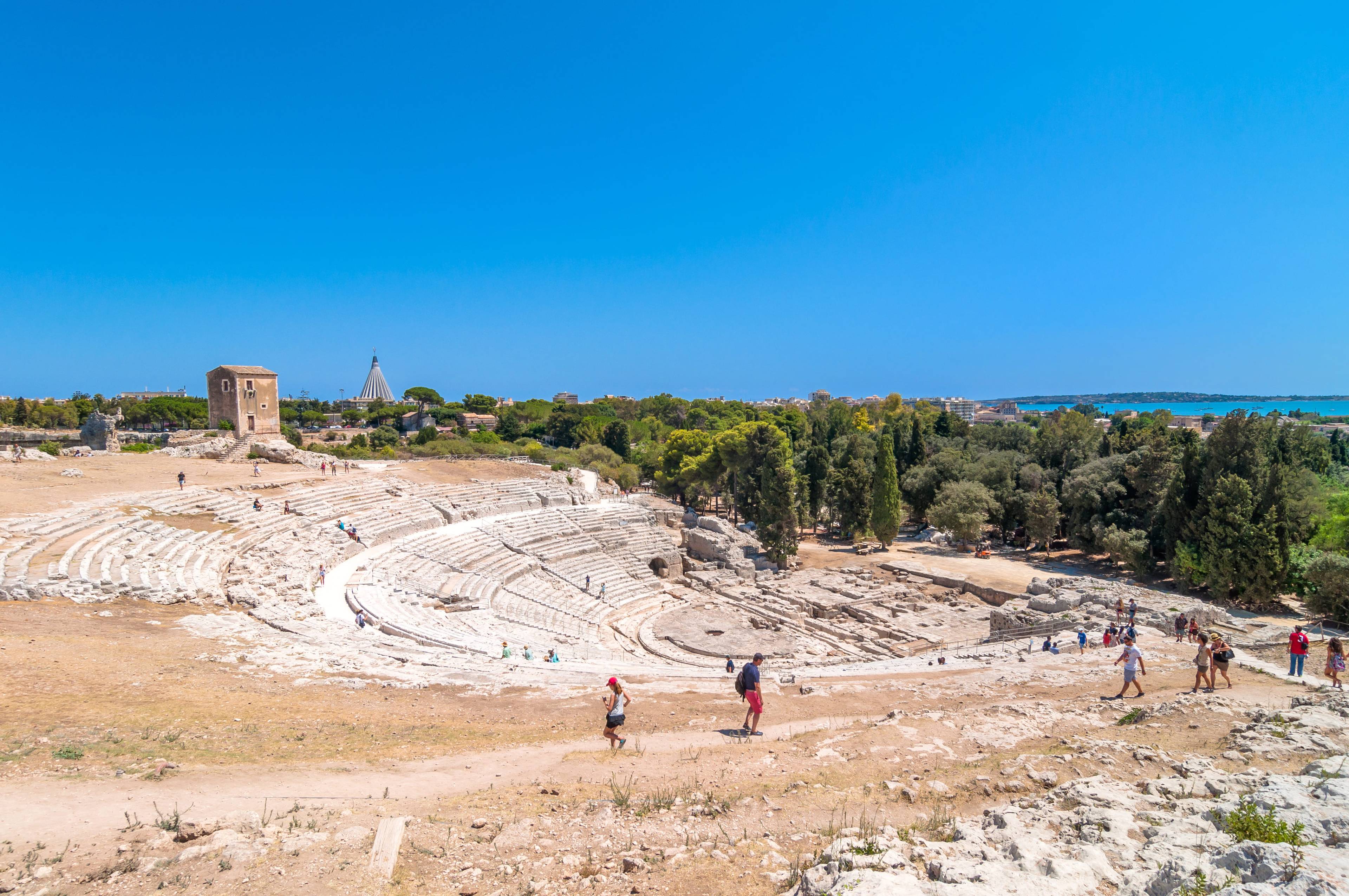 teatro greco del parco archeologico della neapolis a siracusa
