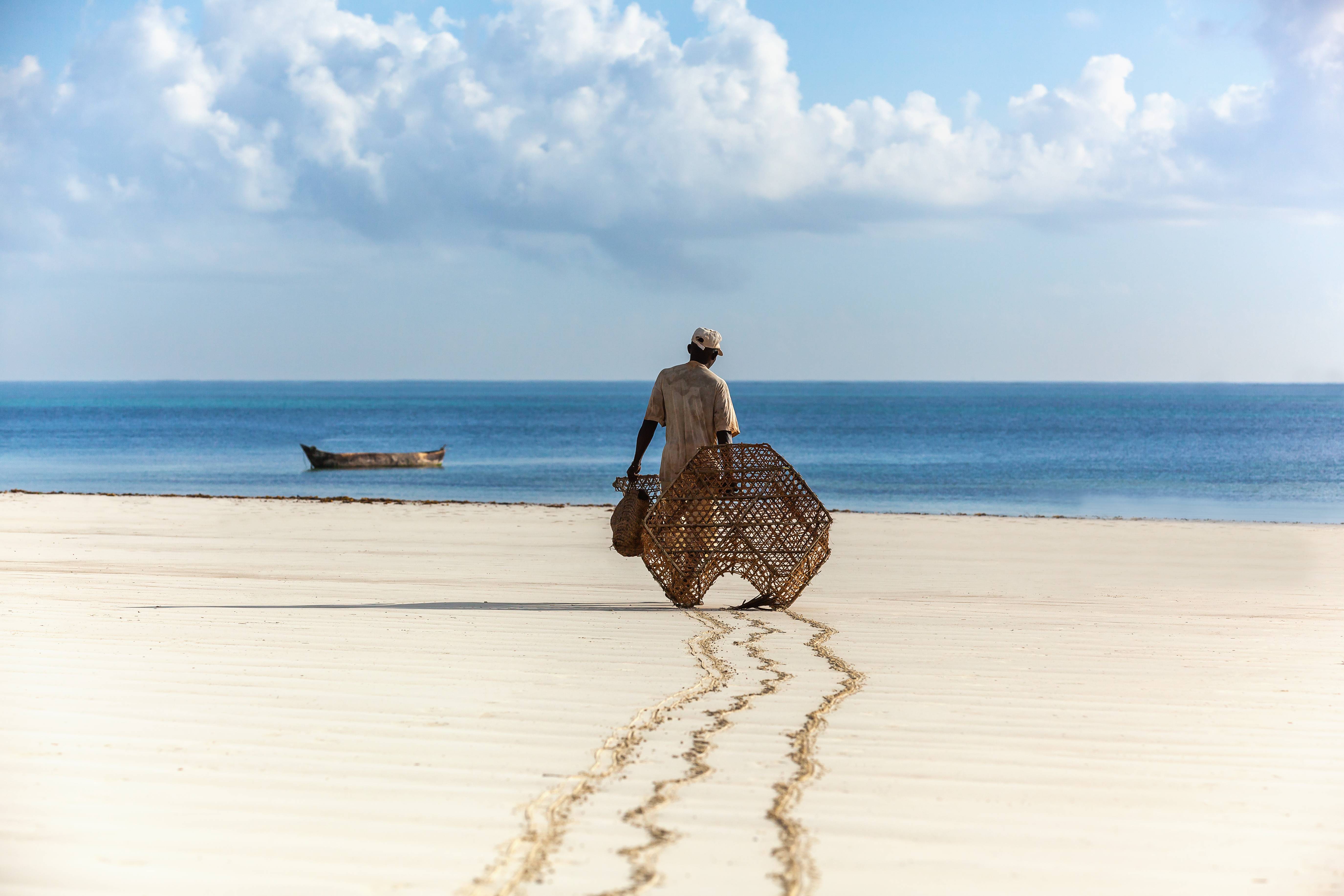 spiaggia in kenya